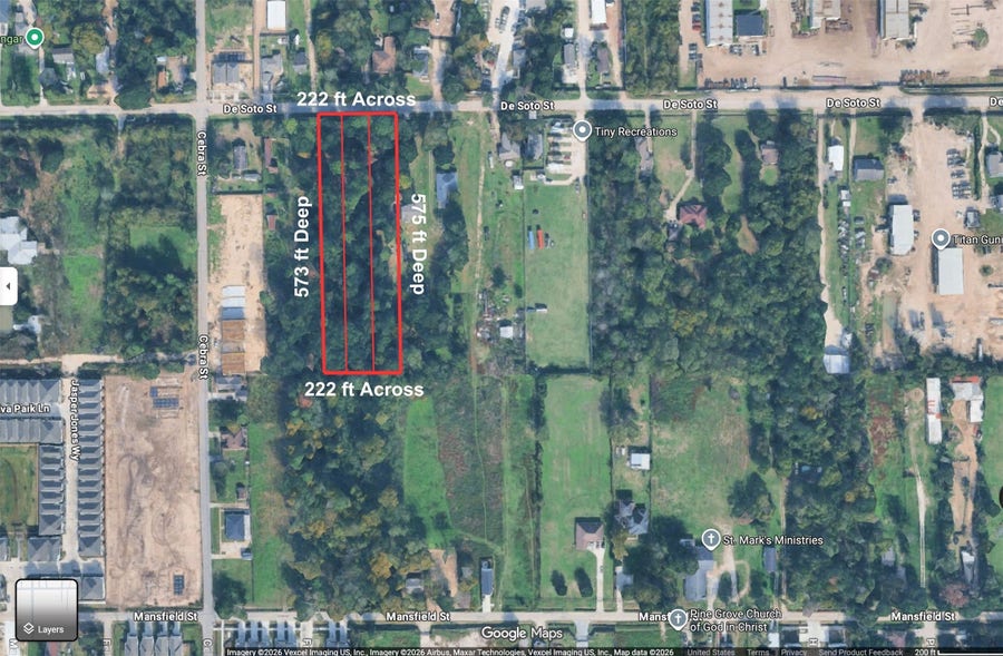 Property photo for 000 De Soto Street, Houston, TX