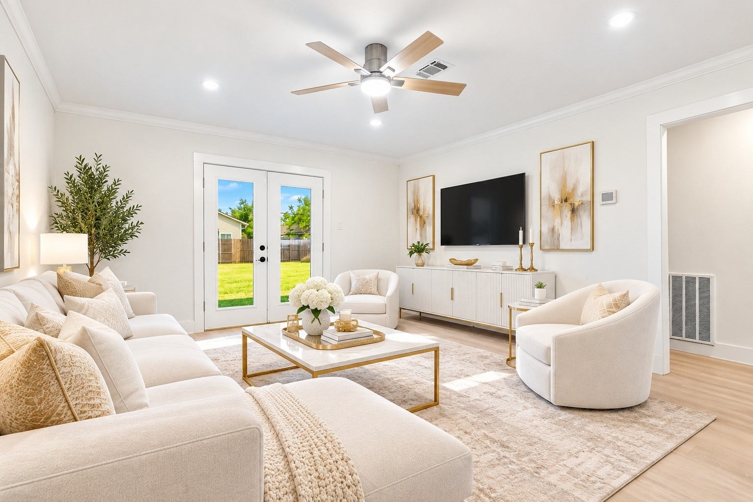 3914 Beran Drive, Houston, TX 77045 The spacious living room!
*This photo has been virtually staged*