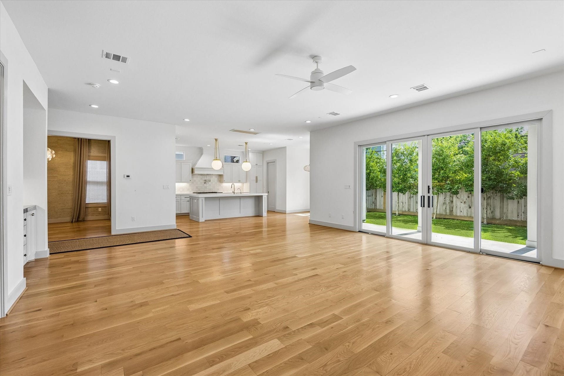 704 Teetshorn Street, Houston, TX 77009 A wide-open first-floor layout connects the living room, kitchen and dining spaces for comfortable everyday living and entertaining.