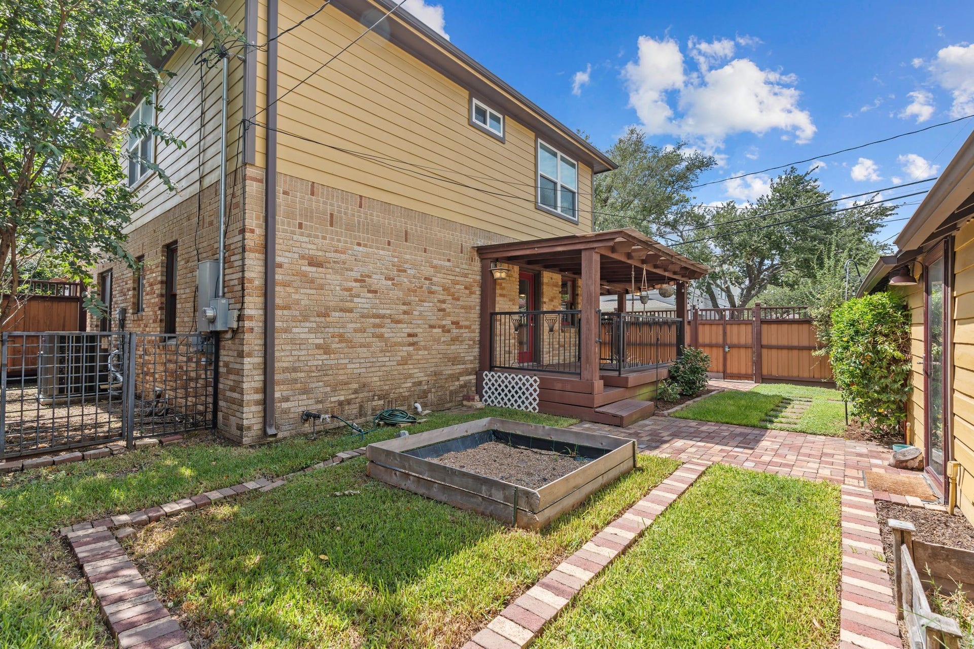 Your family and pets will love the fenced back yard.