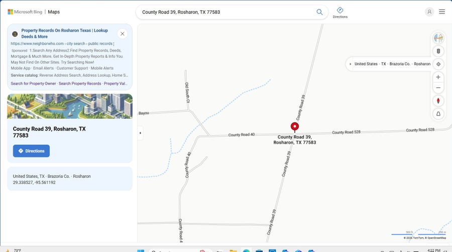 Property photo for 0 County Road 39, Rosharon, TX