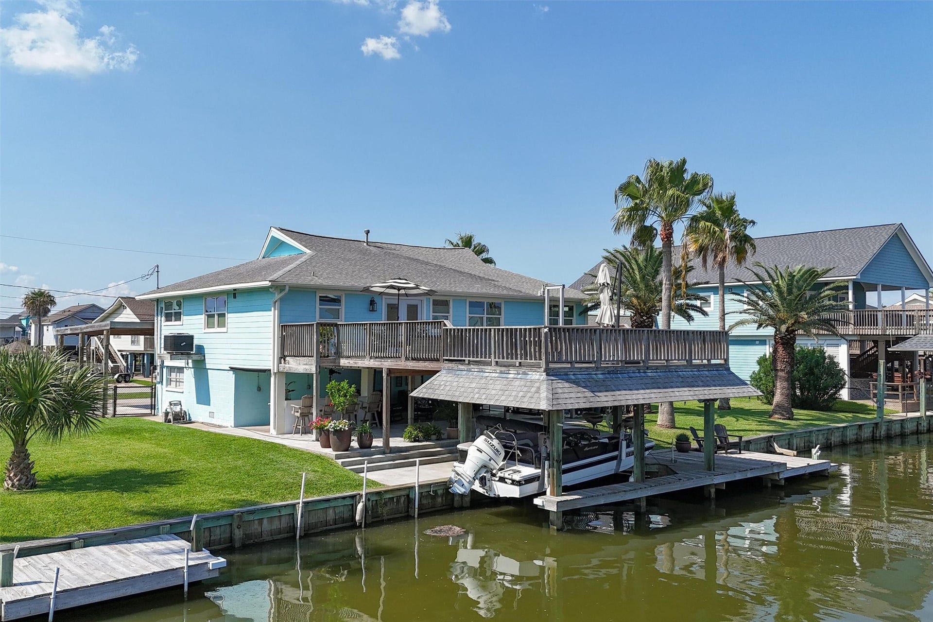 276 Barracuda Street, Bayou Vista, TX 77563 View of the home that you will see from a boat