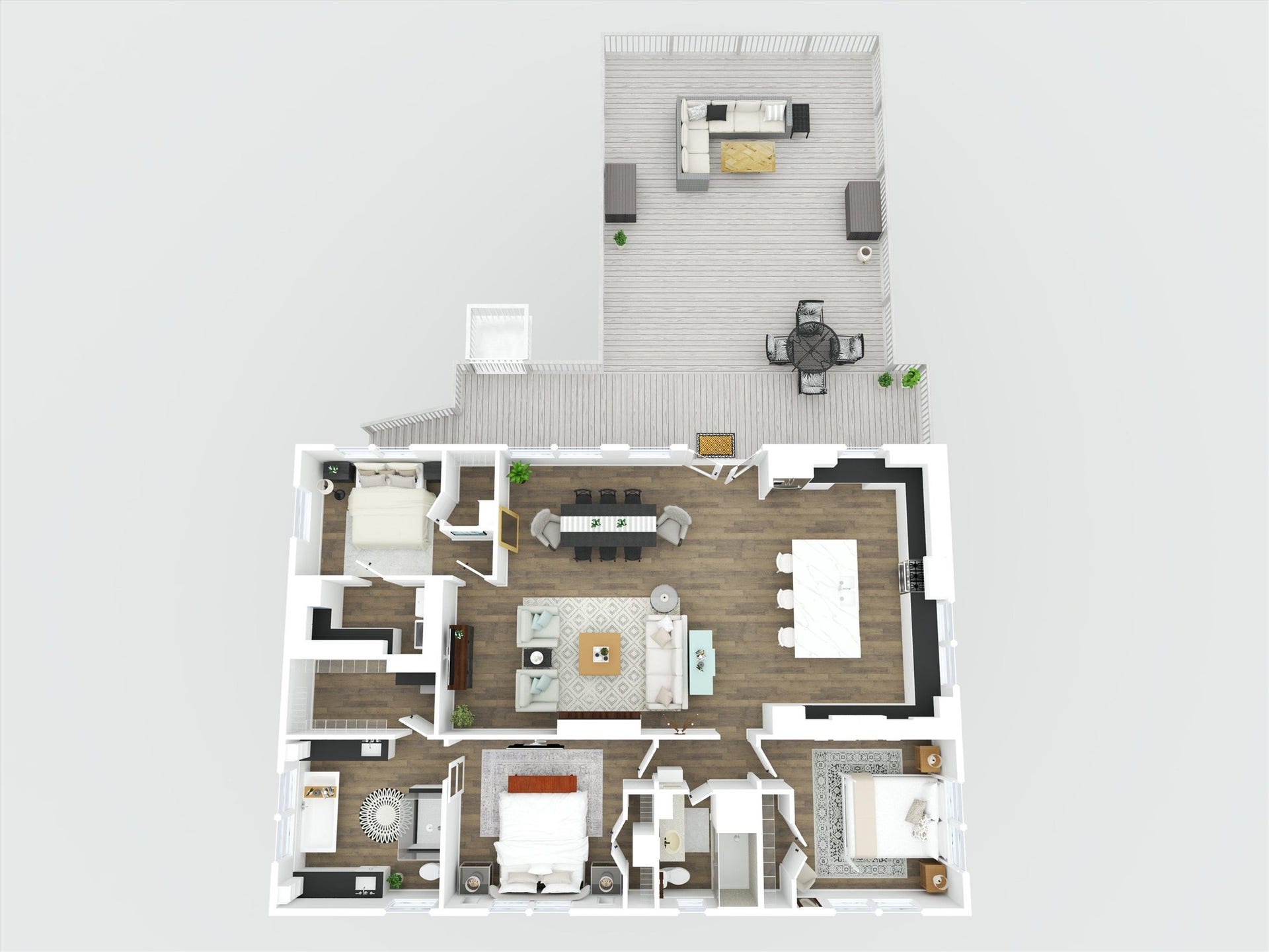 276 Barracuda Street, Bayou Vista, TX 77563 3D Floor plan