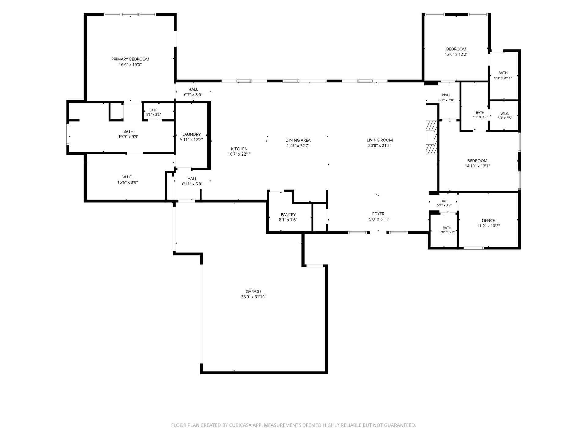5117 Inverness Drive, Bryan, TX 77802 Thoughtfully designed split floor plan with the private primary suite tucked away on one side of the home and secondary bedrooms positioned on the opposite side of the living spaces.