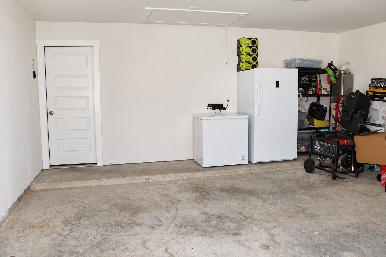 Two-Car Garage with Attic Access