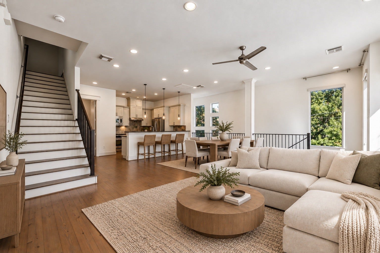 Virtually staged to imagine making yourself at home