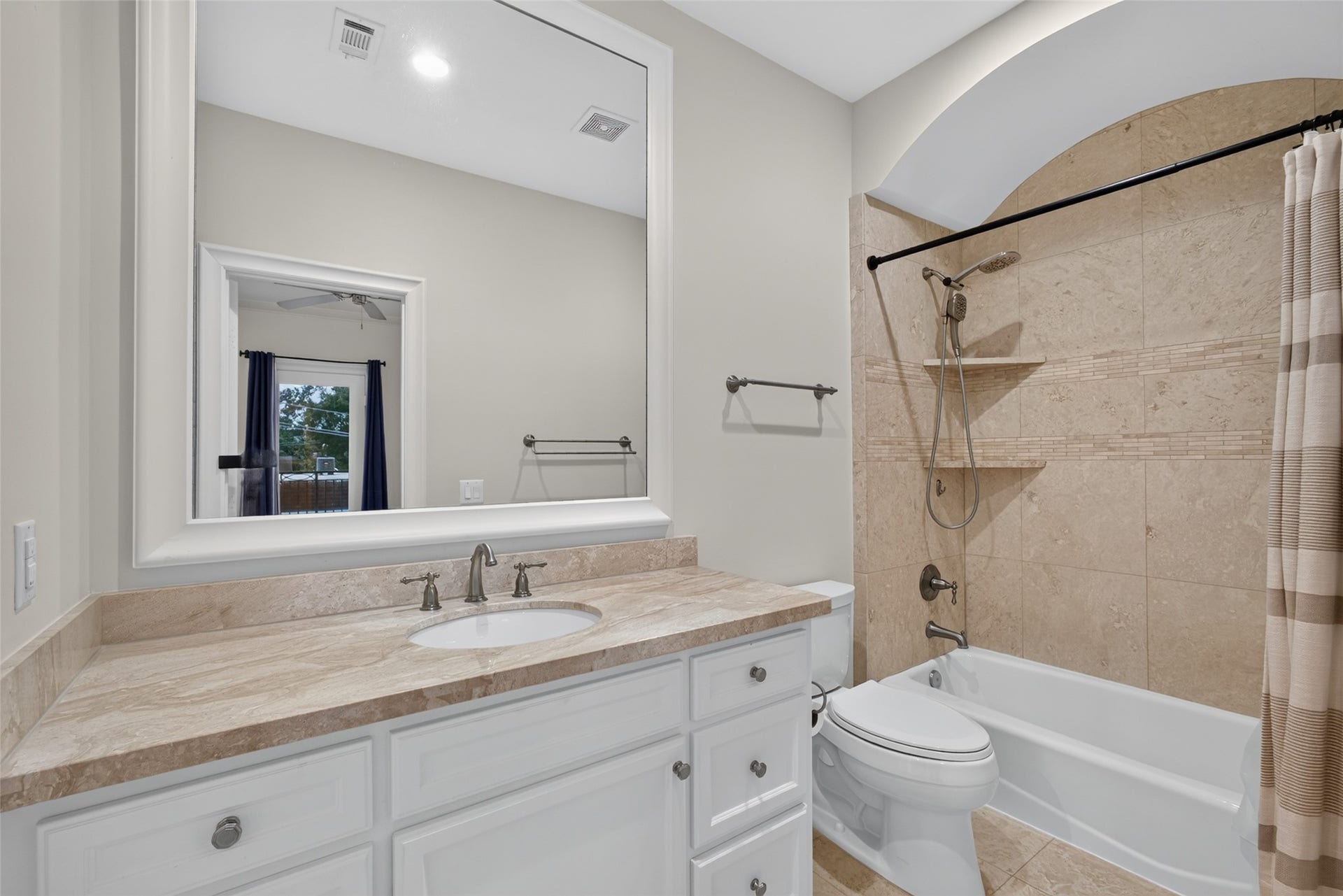 Well appointed bathroom