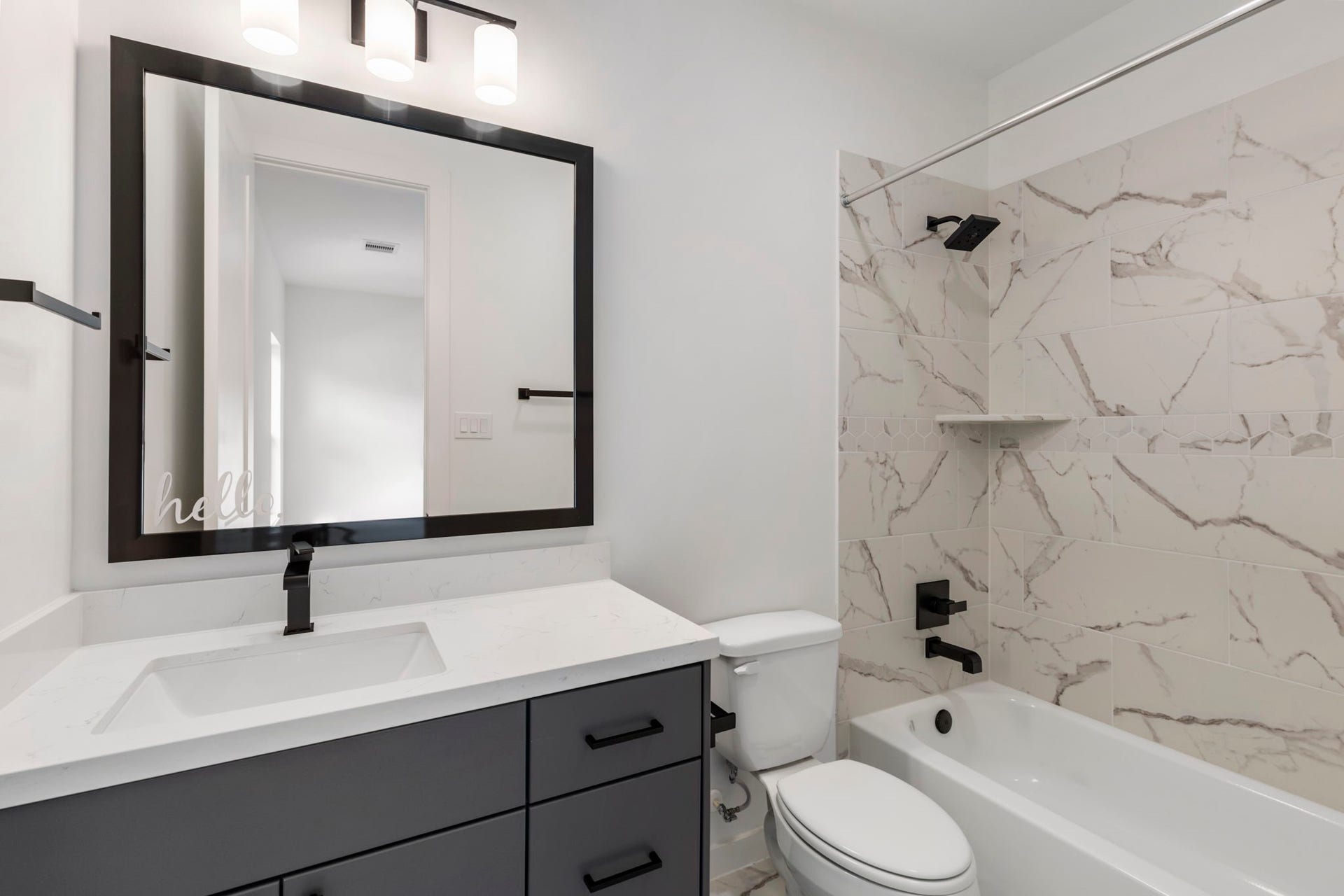 24739 Trull Brook Lane, Spring, TX 77389 Ensuite with shower and bathtub combo.