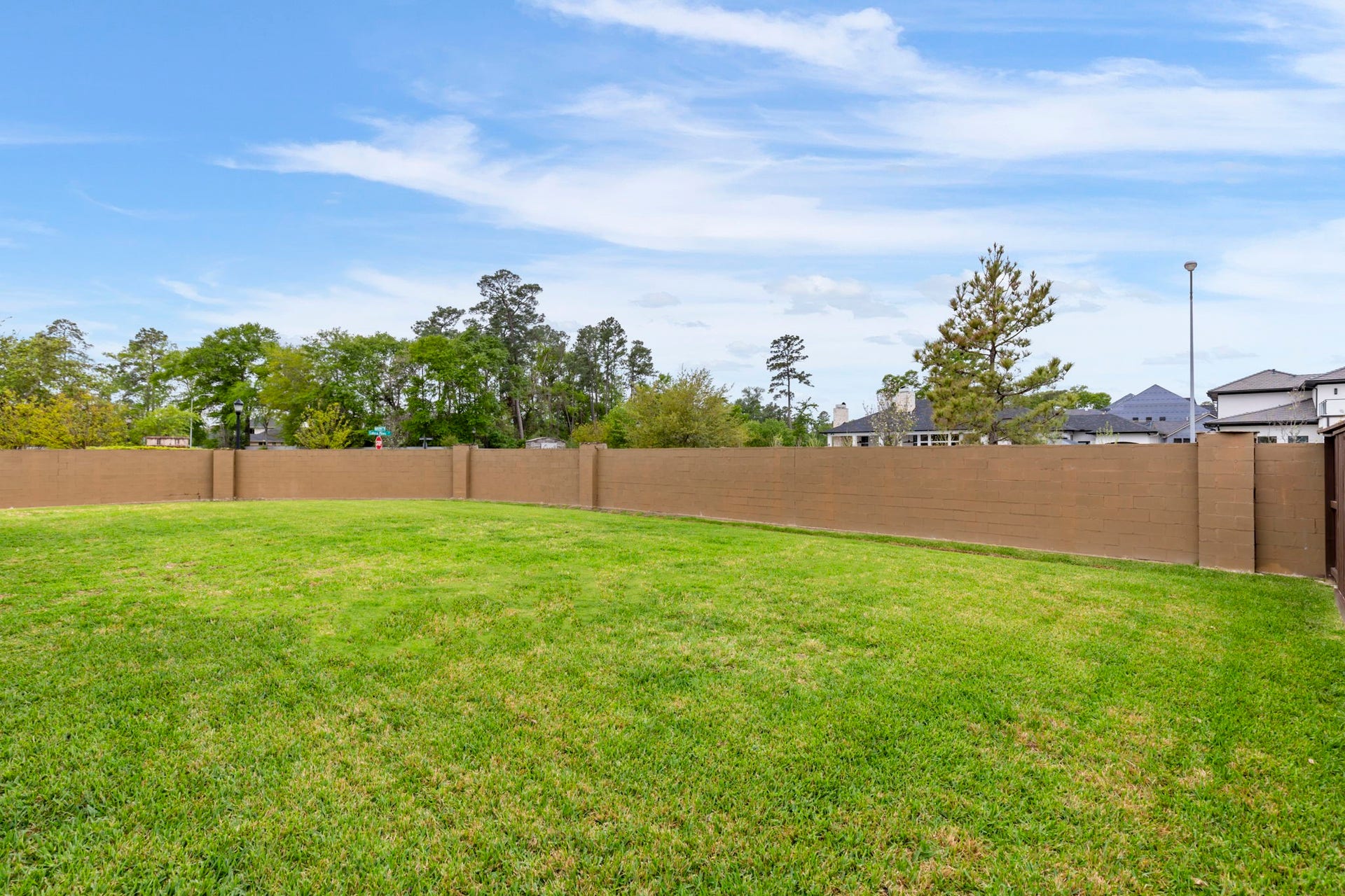 24739 Trull Brook Lane, Spring, TX 77389 Large back yard.
