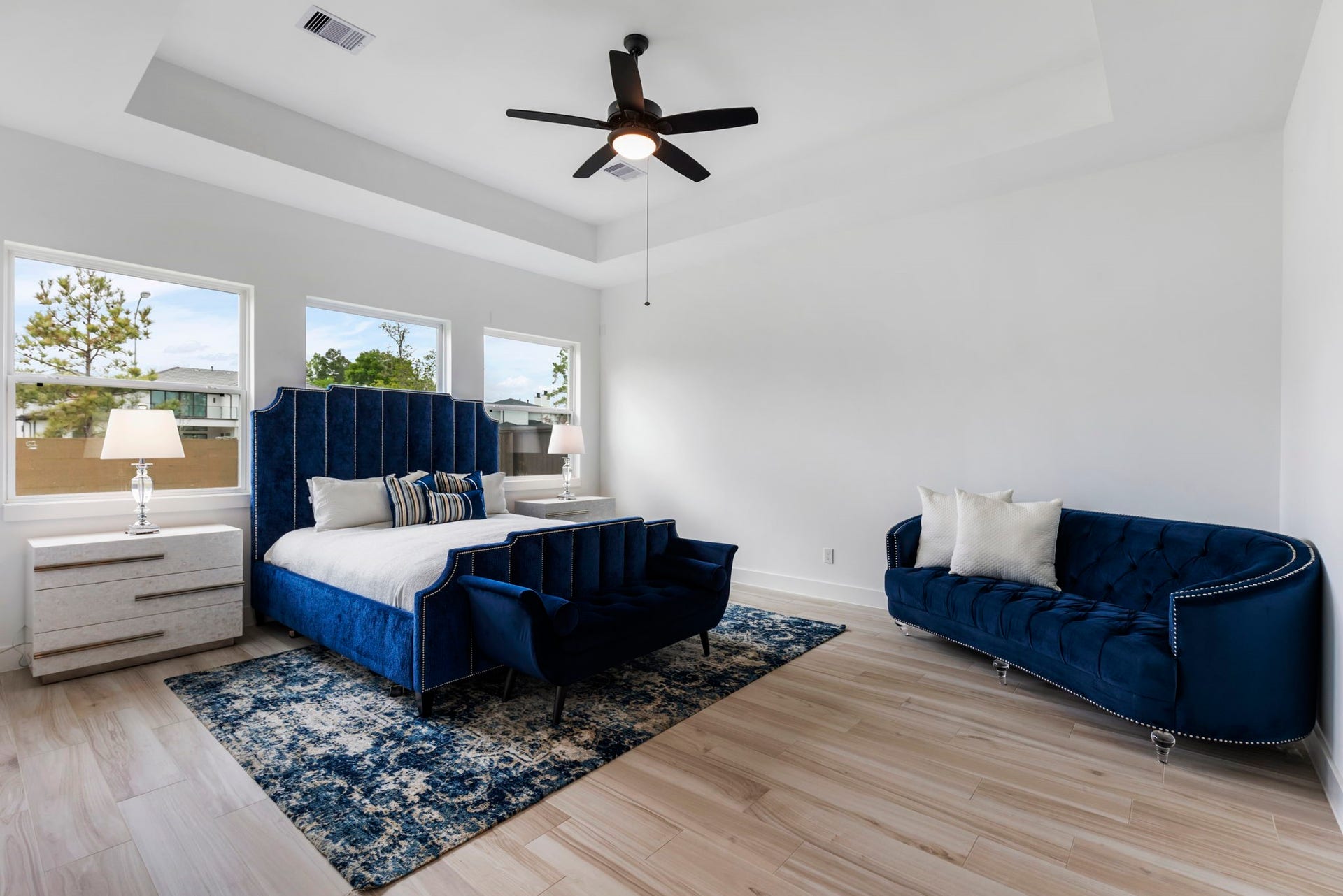 24739 Trull Brook Lane, Spring, TX 77389 Primary bedroom with tray ceilings.