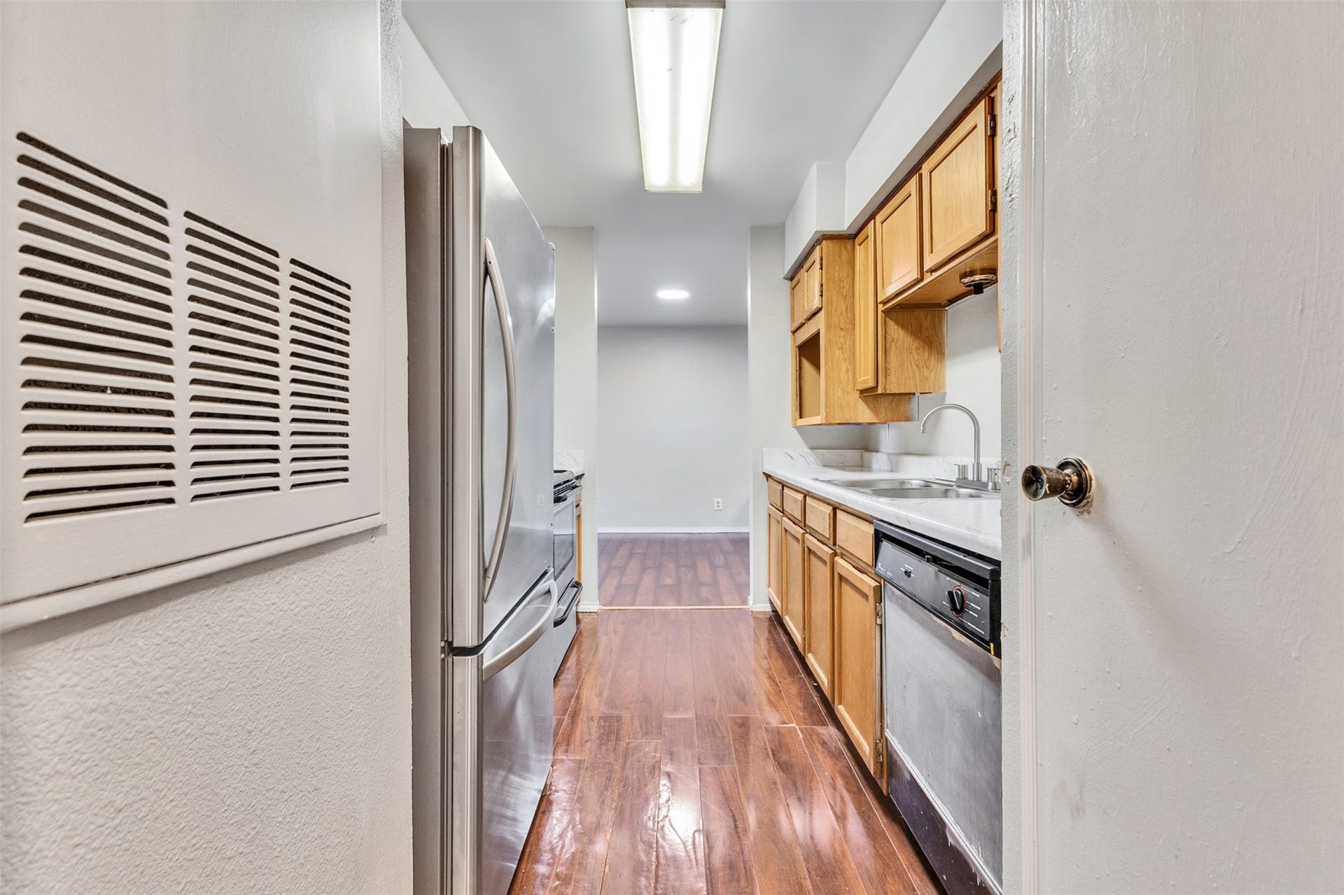 Kitchen view from washroom area