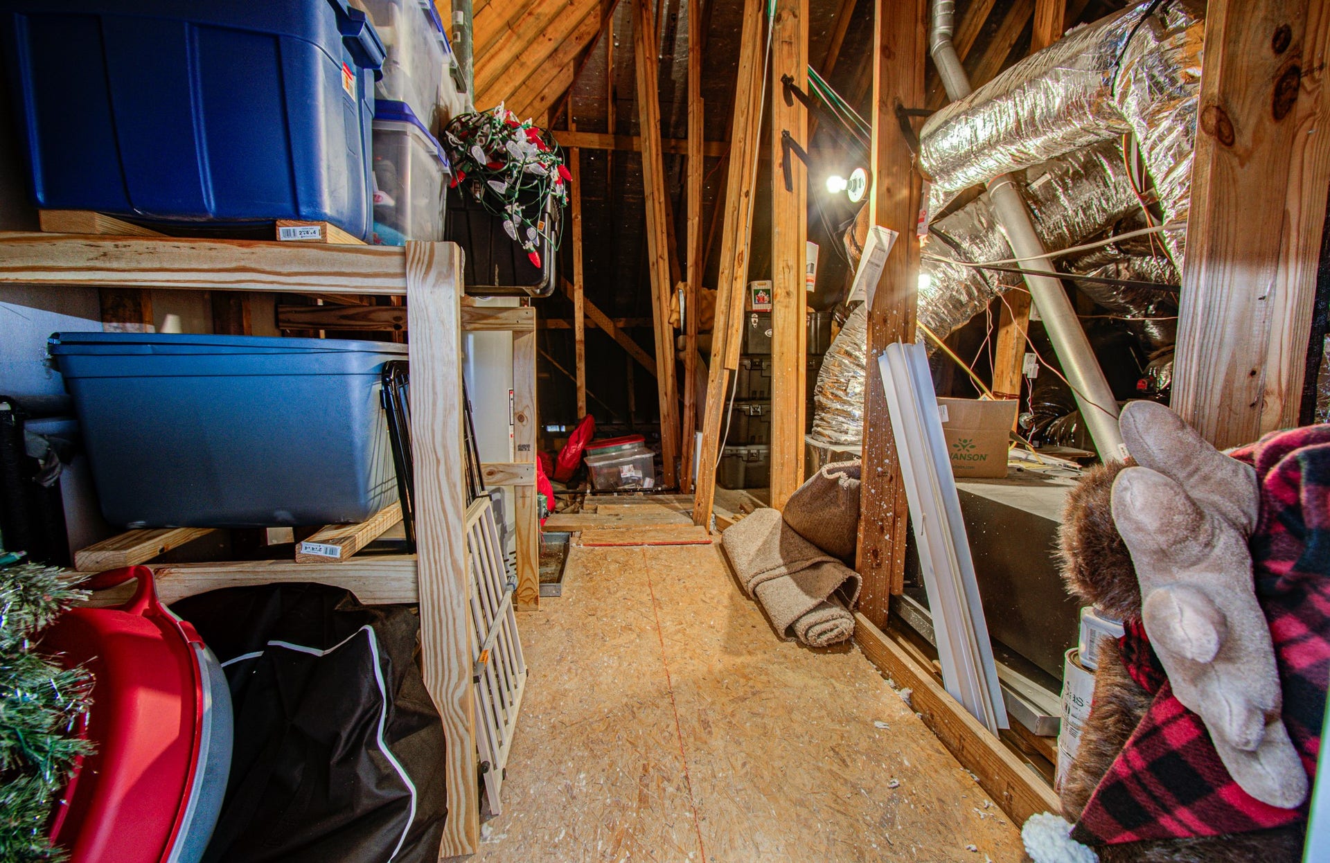 17915 Olde Oaks Estate Court, Cypress, TX 77433 Texas Basement - decked attic for extra storage.