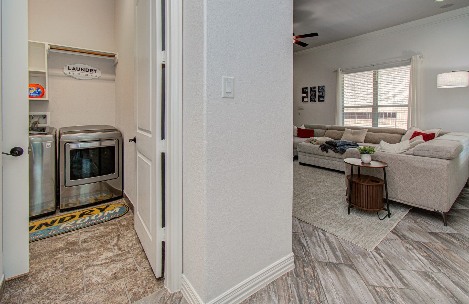 17915 Olde Oaks Estate Court, Cypress, TX 77433 Laundry room connects to main living area.