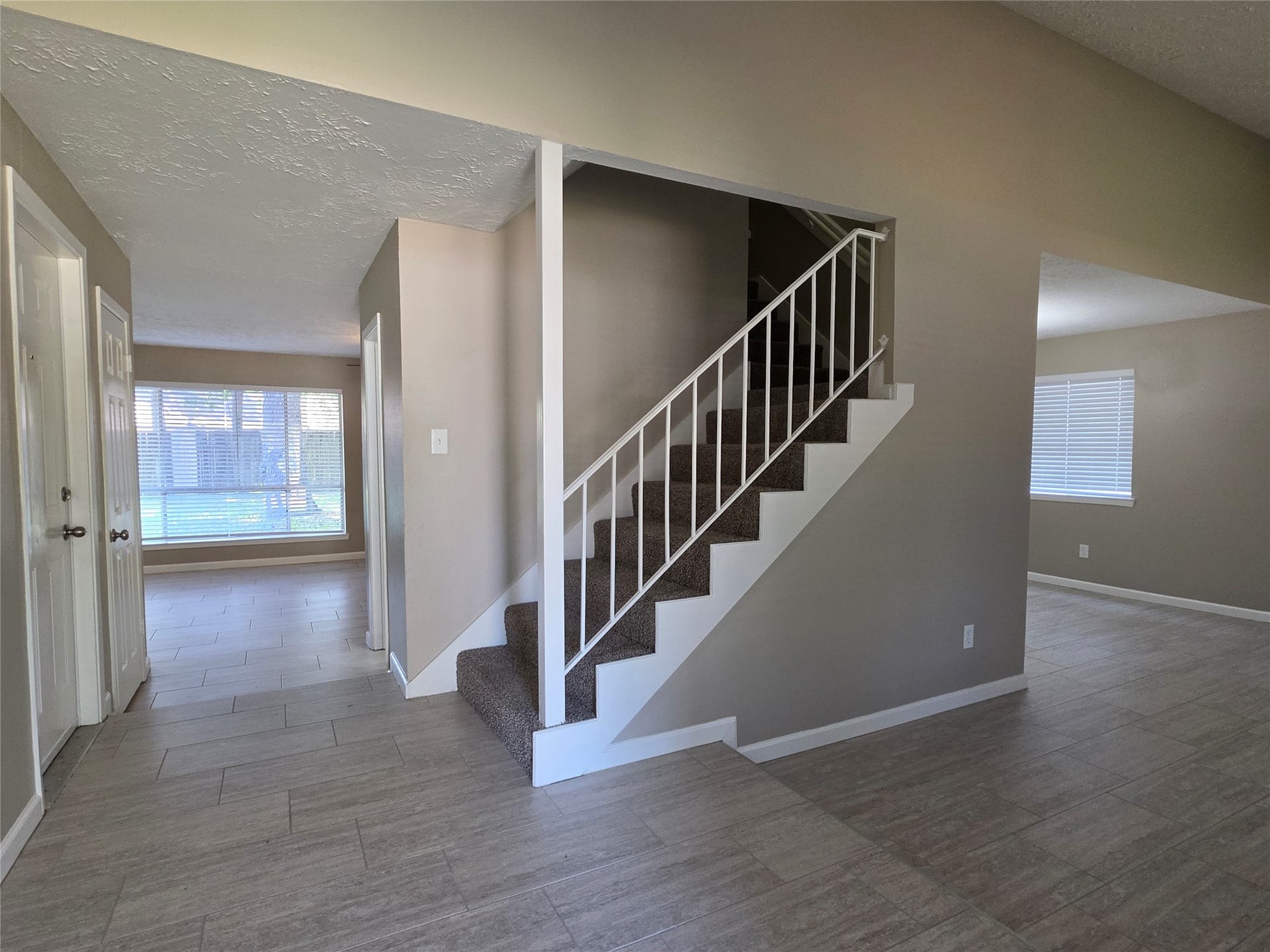 Front entry in home.