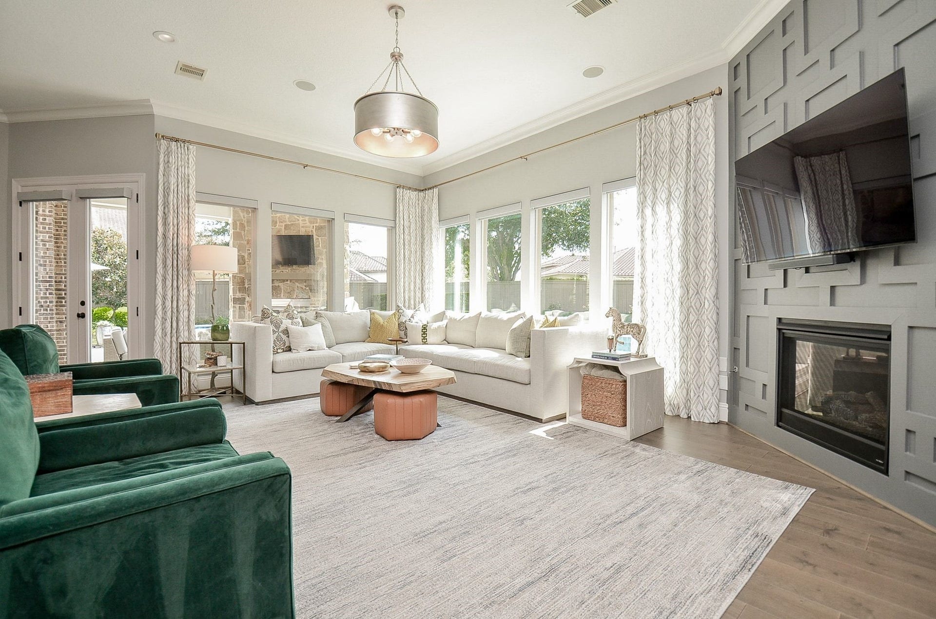86 Quiet Way Lane, Sugar Land, TX 77498 Filled with natural light, the family room serves as the heart of the home