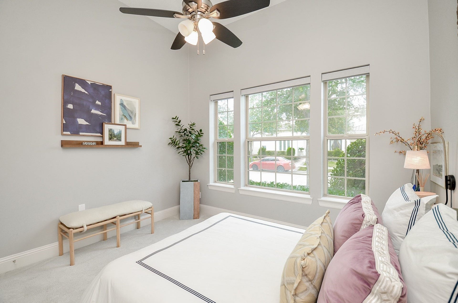 86 Quiet Way Lane, Sugar Land, TX 77498 Generously sized secondary bedroom offering flexibility for family or guests