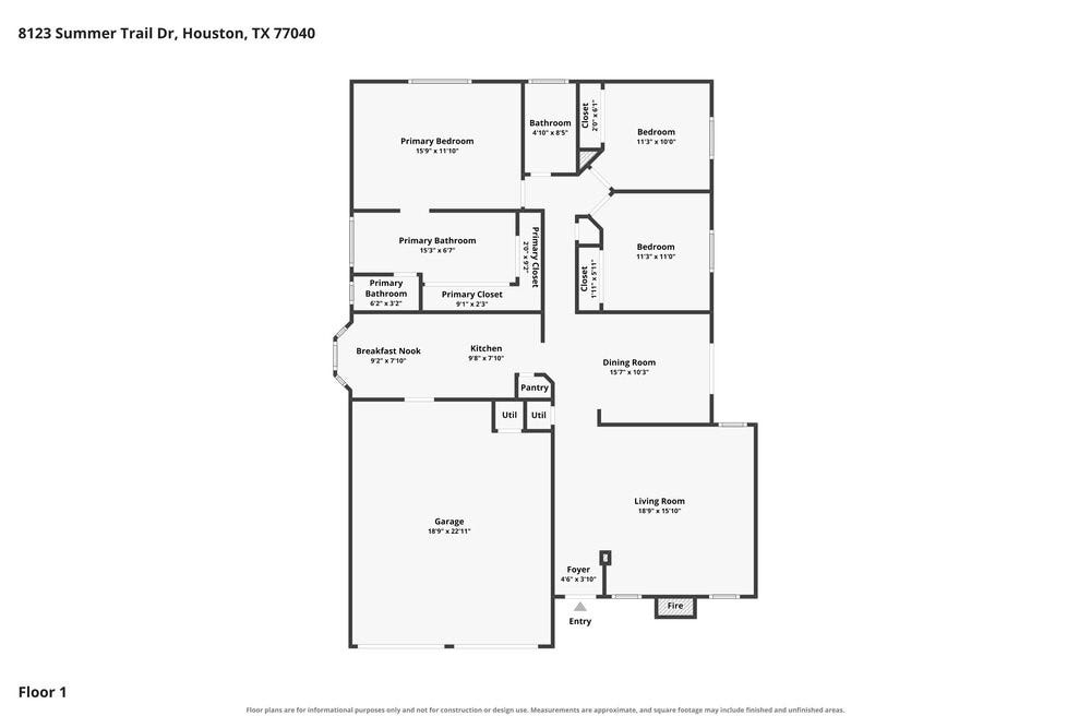 8123 Summer Trail Drive, Houston, TX 77040 8123 Summer Trail Drive, Houston, TX 77040