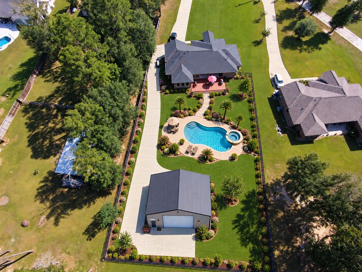 27639 Concho Drive, Splendora, TX 77372 Virtually edited to include a Pool and Shop