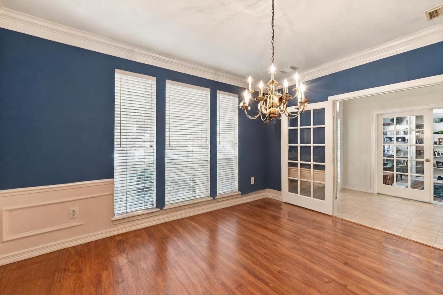4907 Cambridge Street, Sugar Land, TX 77479 The formal dining room across from the home office.