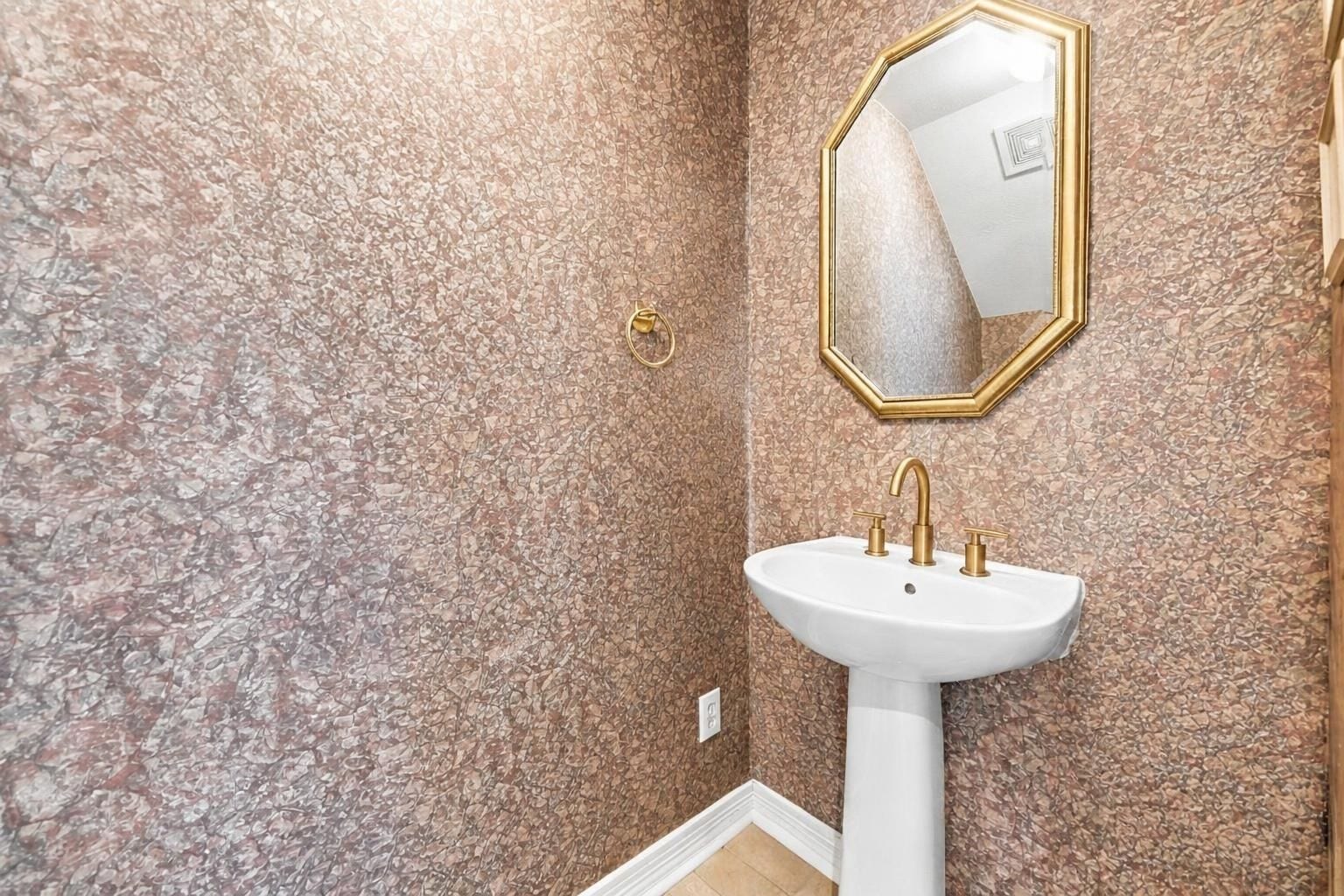 4907 Cambridge Street, Sugar Land, TX 77479 The half bath on the first floor.