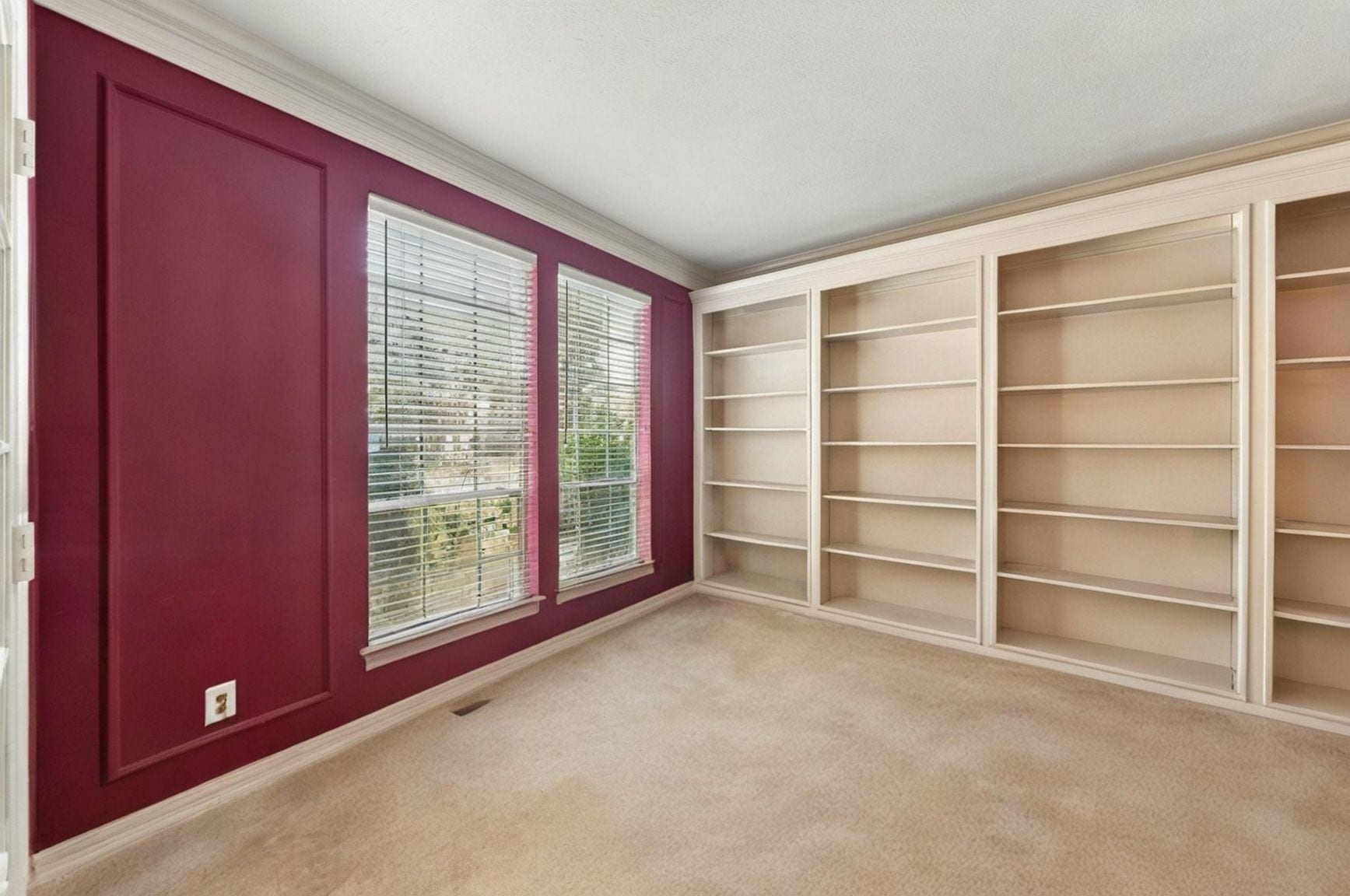 4907 Cambridge Street, Sugar Land, TX 77479 The home office space across from the dining room.