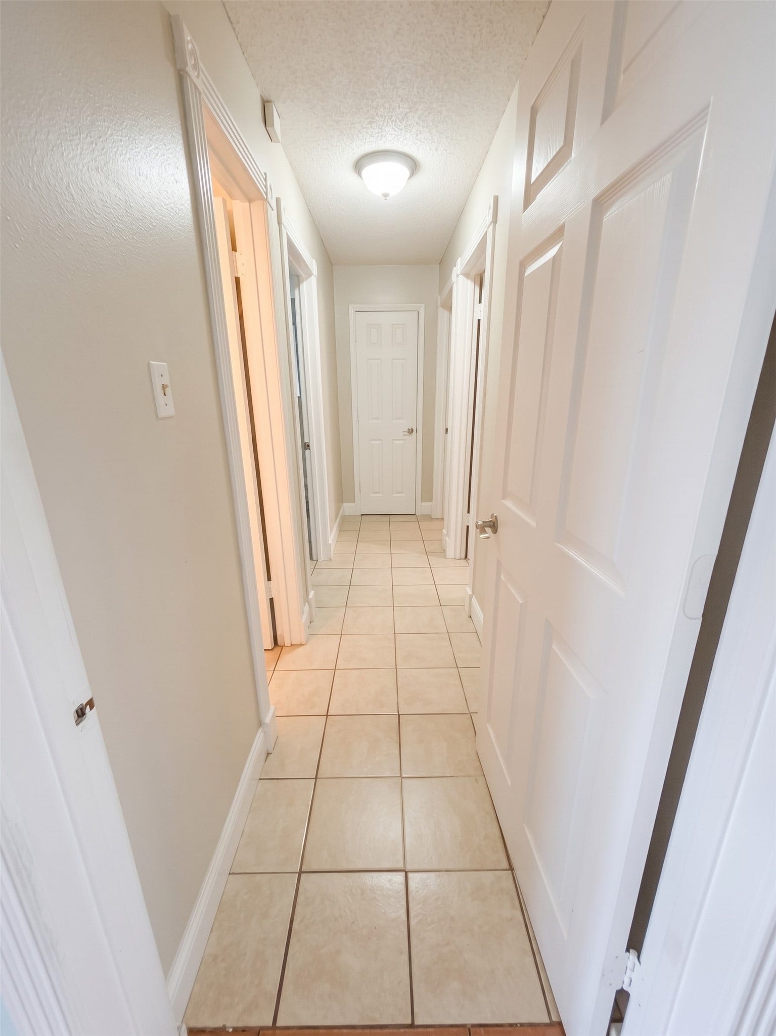 7410 Canary Circle, Texas City, TX 77591 Hallway to Primary and Secondary Bedrooms