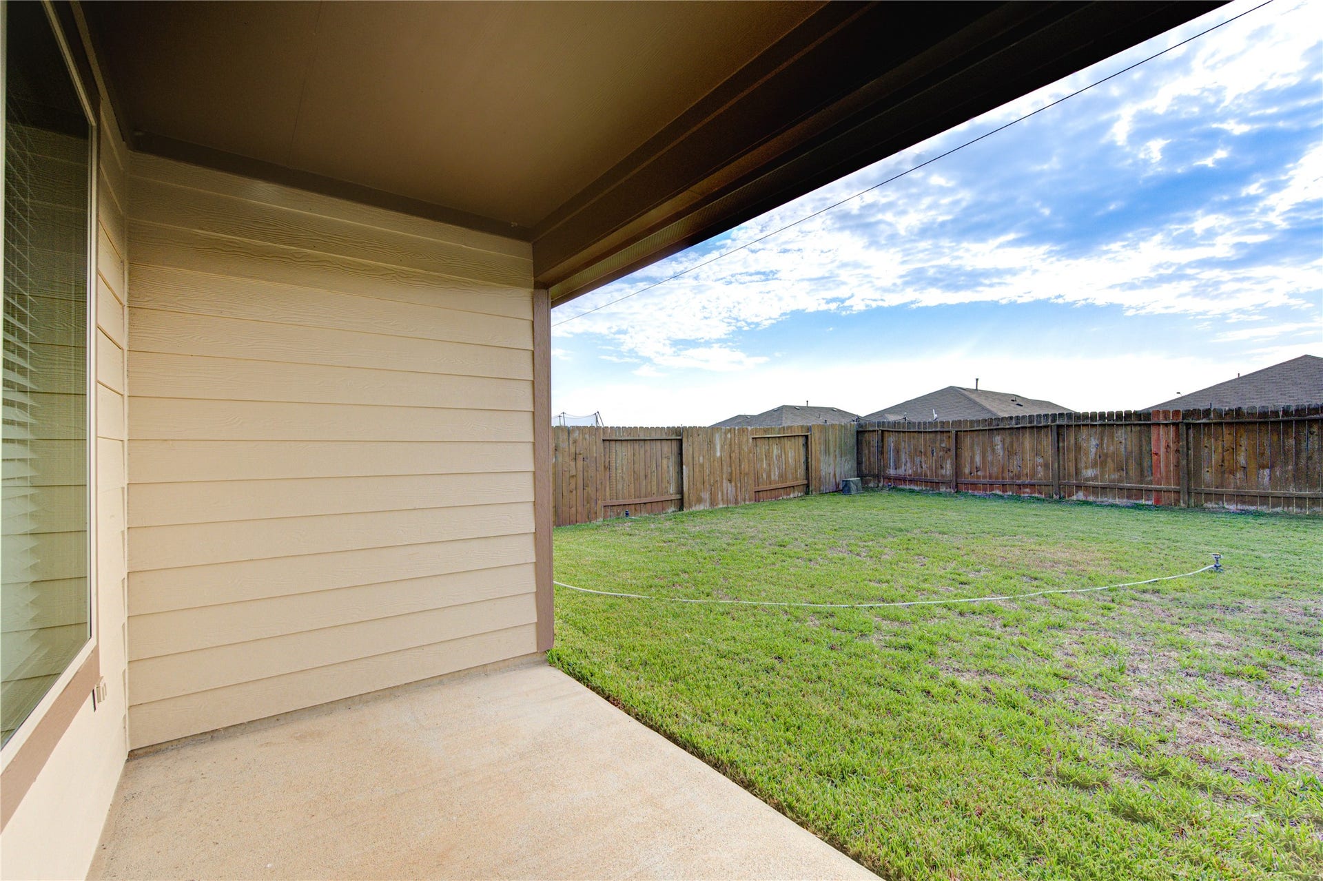 nice covered patio