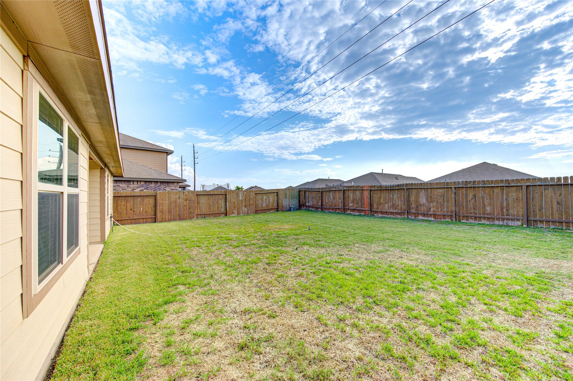 large yard