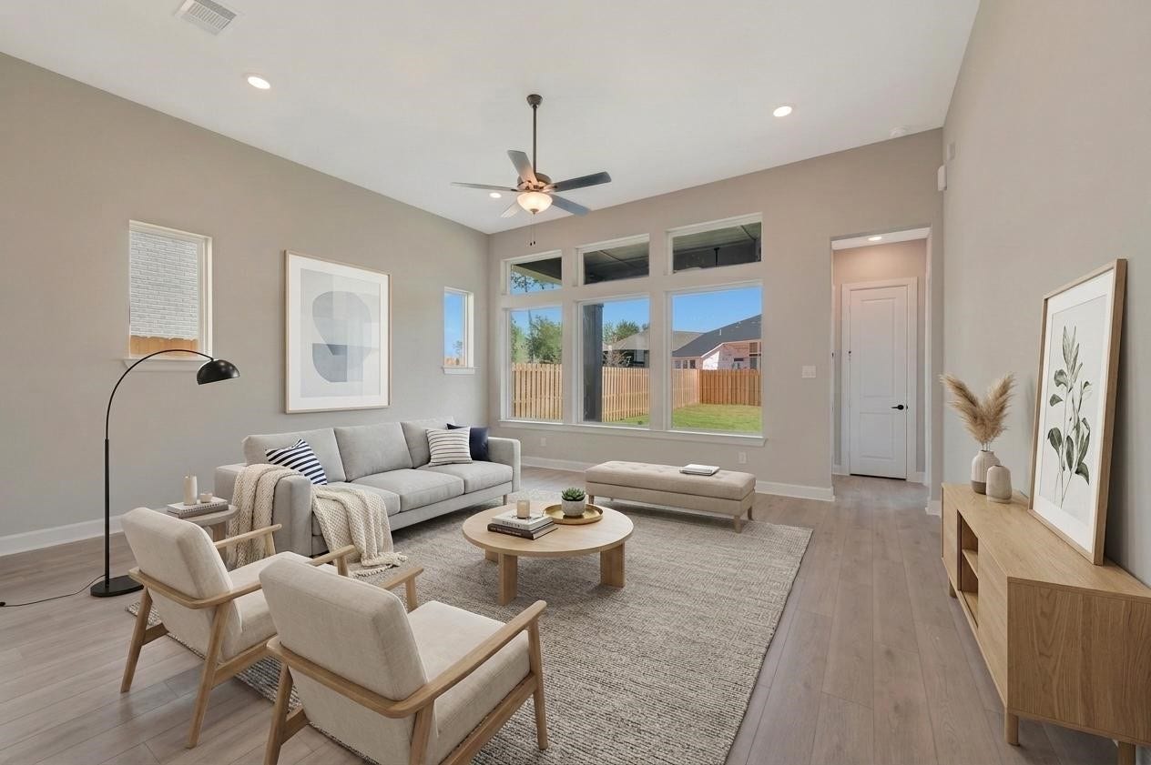 2014 Escobar Street, Montgomery, TX 77316 Virtually staged to give you the visual you need to see furniture placement and how the home can live.