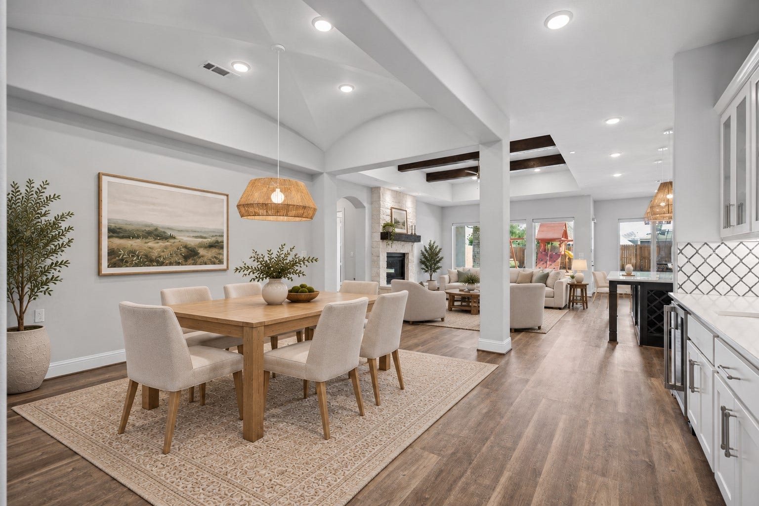 10810 Painted Crescent Court, Cypress, TX 77433 Open Concept Floorplan