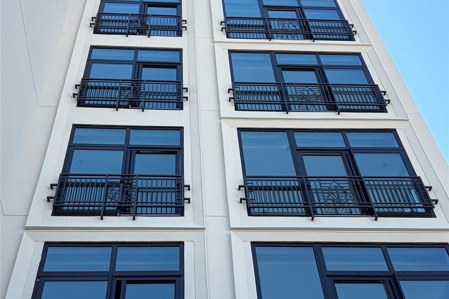 5010 Longmont Drive, #PH-2, Houston, TX 77056 The Beverly Juliet balconies with custom railing.