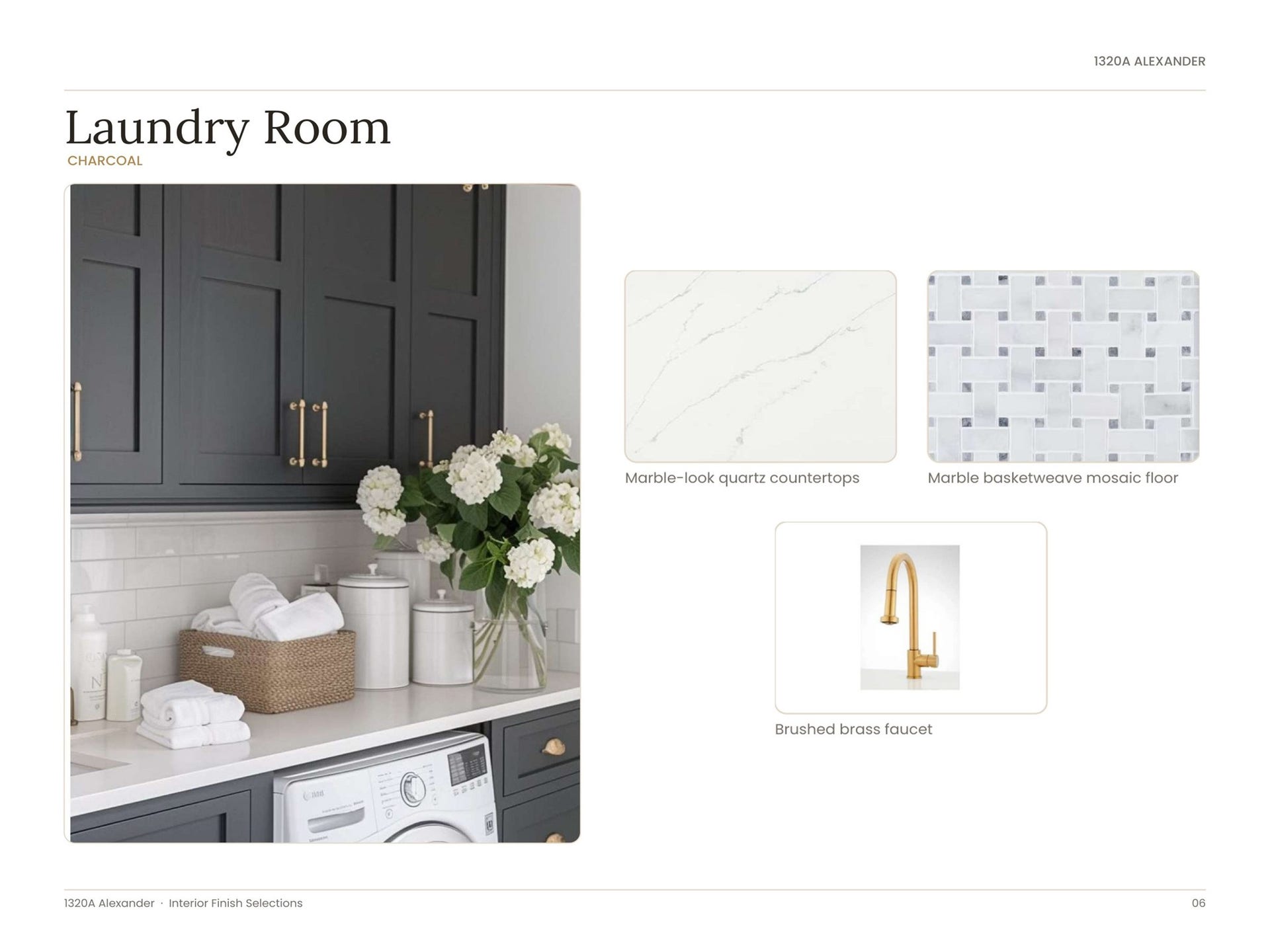 1320 Alexander Street, #A, Houston, TX 77008 Laundry Room selections.