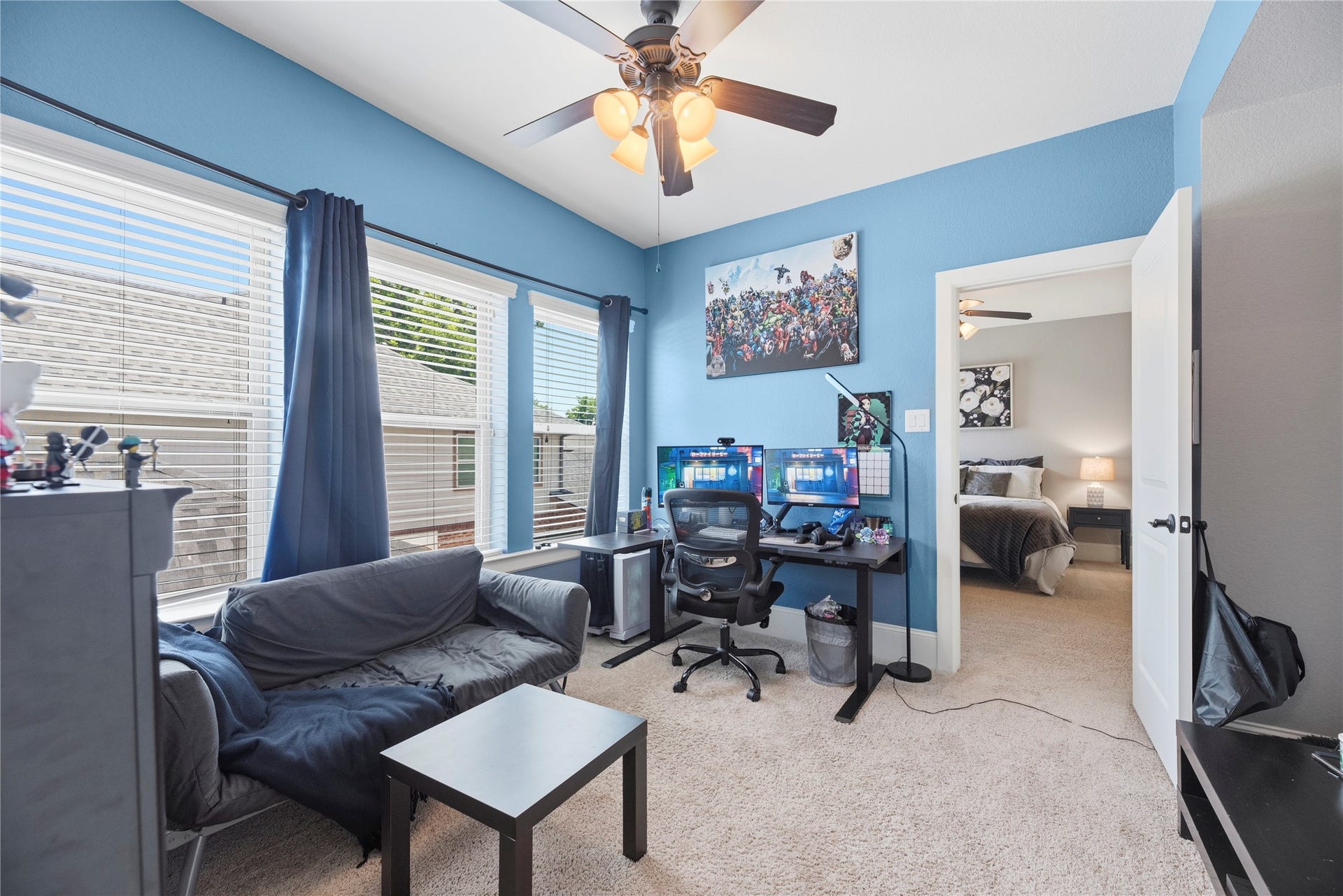6115 Duke Trail Lane, Sugar Land, TX 77479 Bonus room upstairs between two secondary bedrooms.
