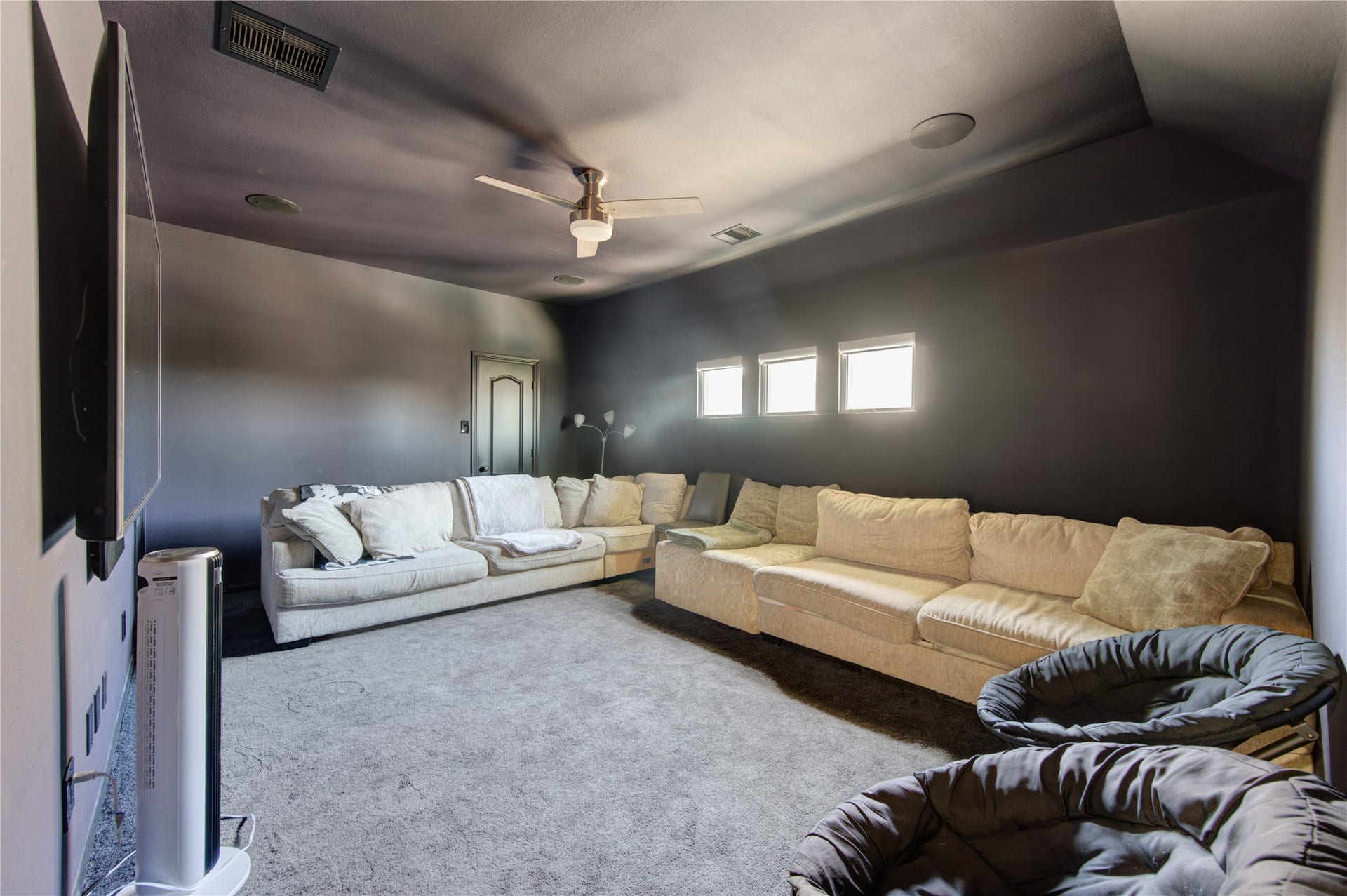 Dedicated media room perfect for movie nights and entertainment