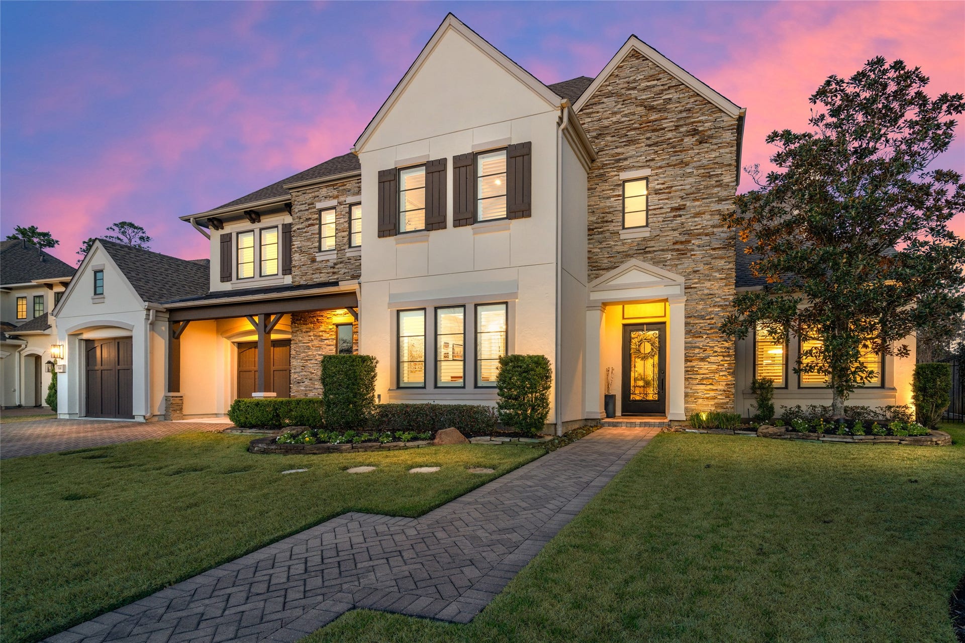 Welcome to the gated community of Parkgate Reserve... and this custom luxury masterpiece built by Frankel Building Group completed in 2013.