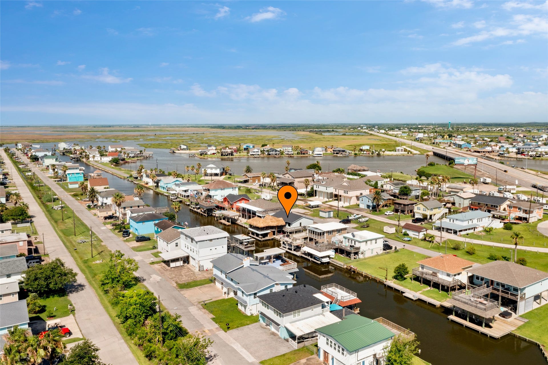 31 Lakeside Drive, Hitchcock, TX 77563 Direct canal access to open water.