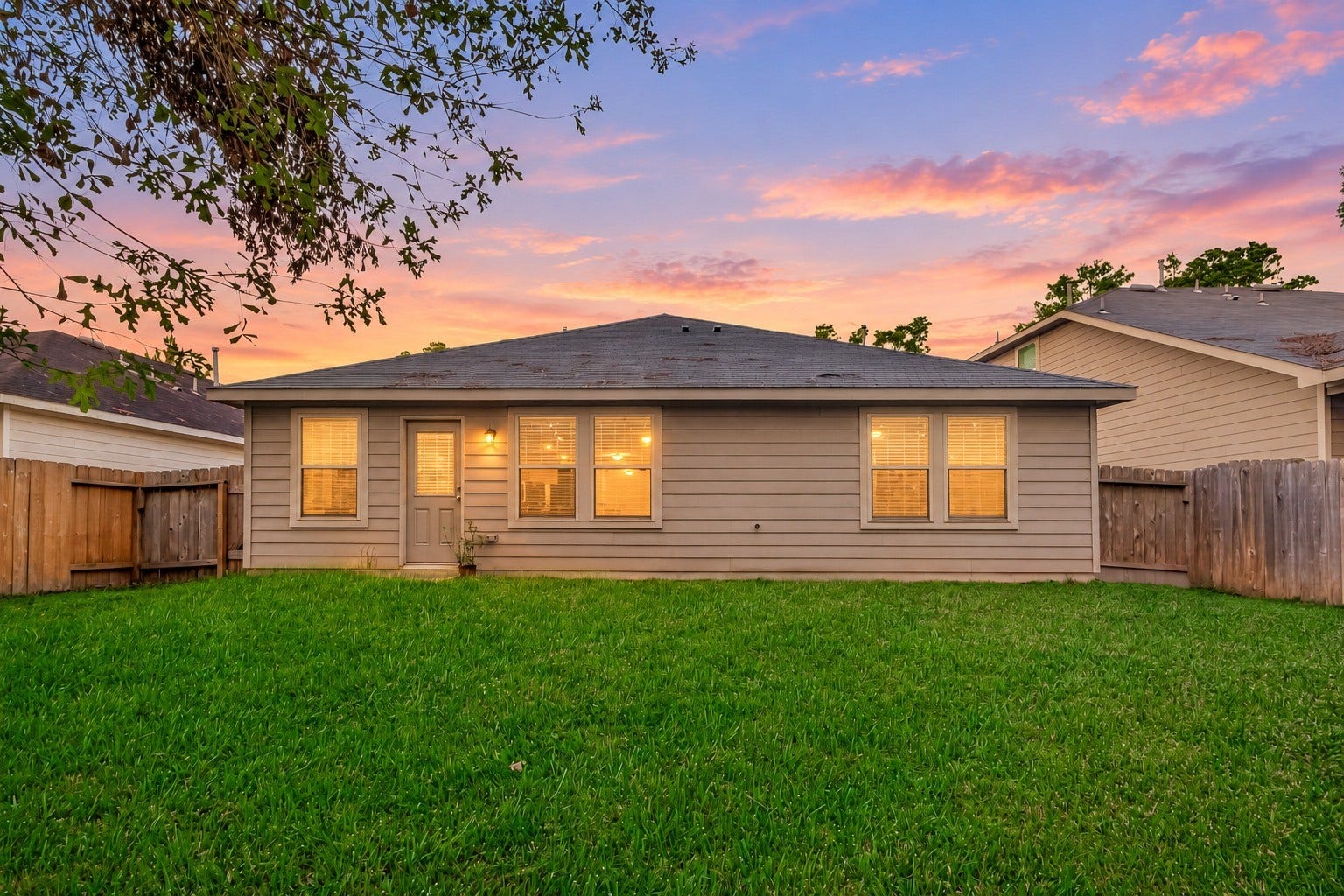 2011 Lost Timbers Drive, Conroe, TX 77304 Spacious backyard offering plenty of room for outdoor fun, family gatherings, and entertaining, with endless possibilities for creating your ideal outdoor retreat.