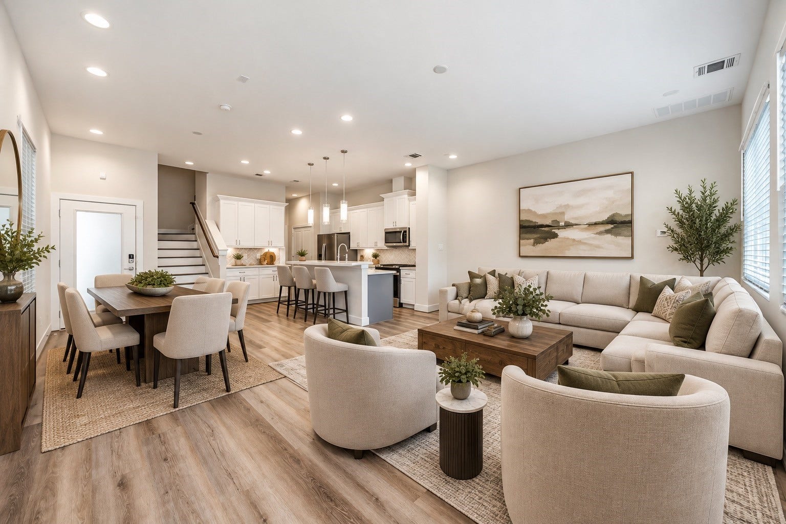 Virtual staging of property.
