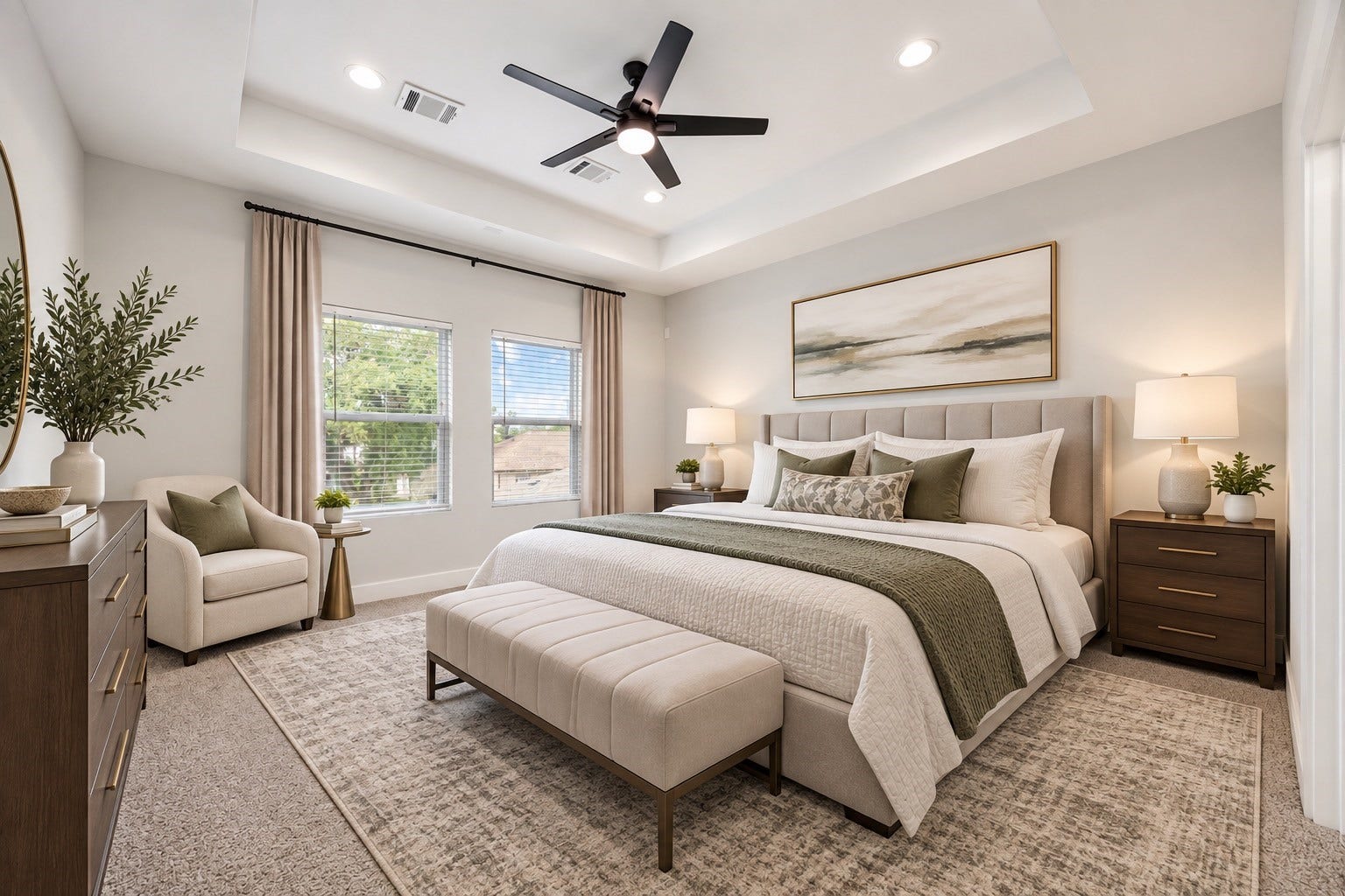 Virtual staging of property.