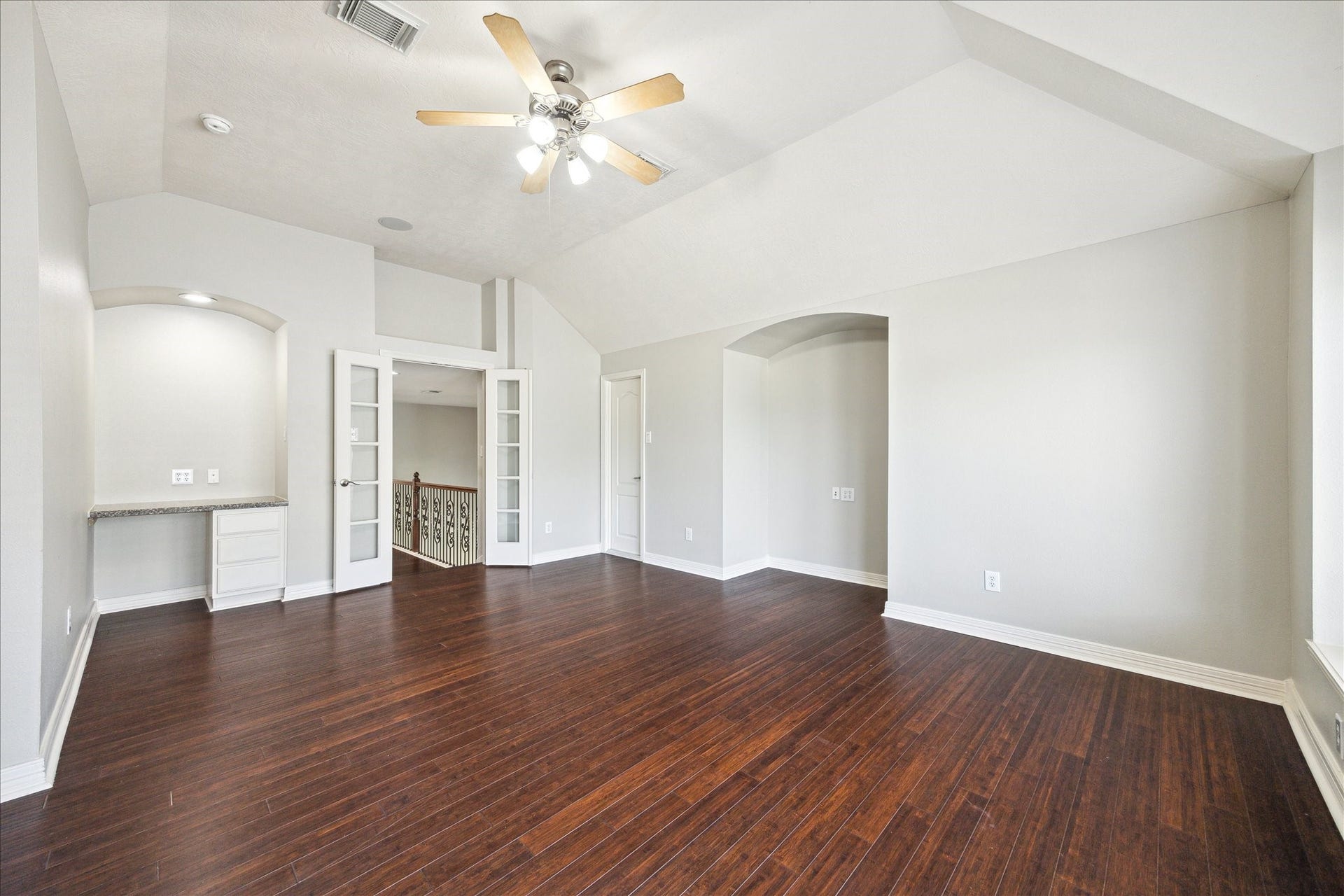 12006 Arcadia Bend Lane, Houston, TX 77041 Gameroom upstairs w computer nook & French doors, can be 5th gust bedroom up