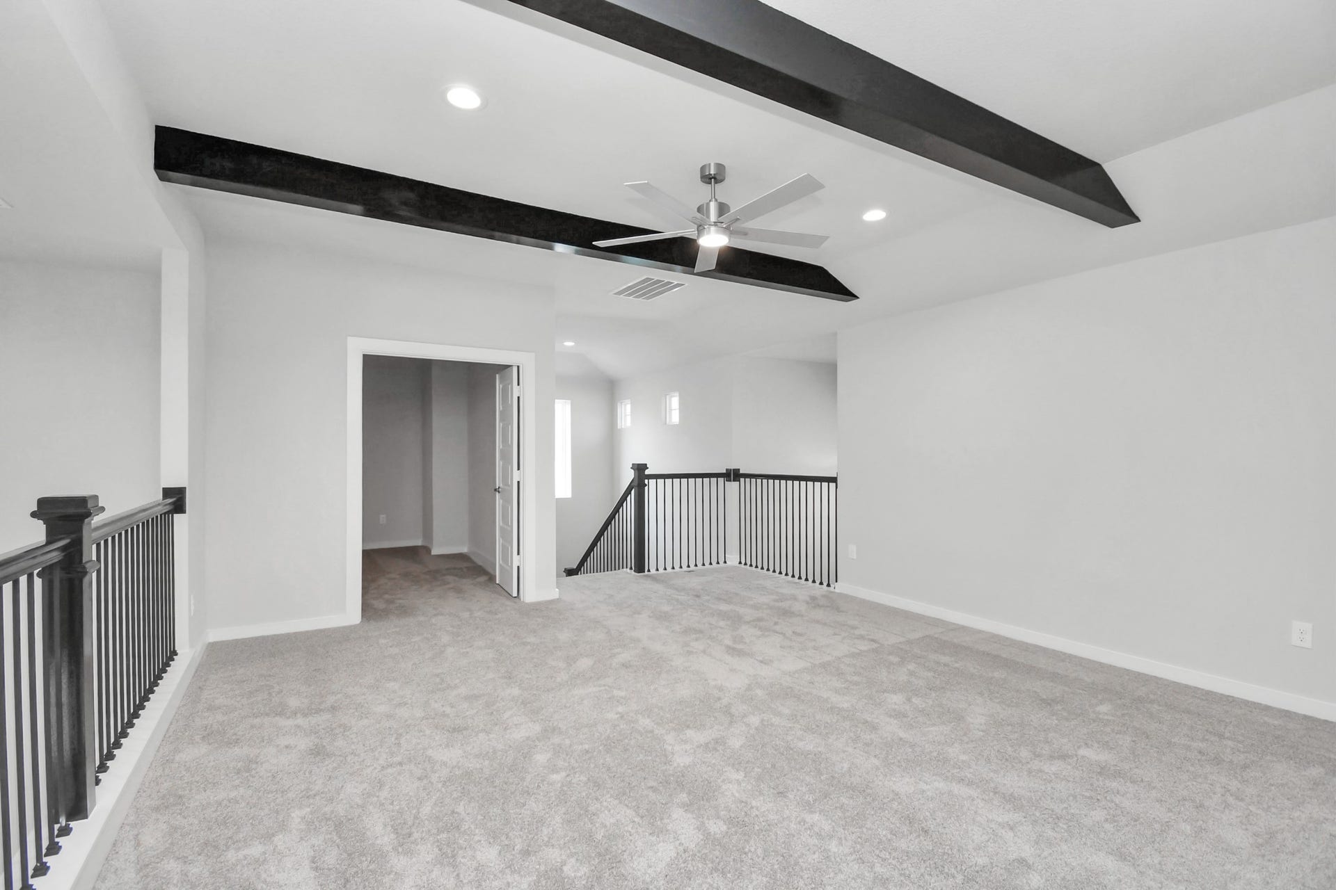 3114 Native Spring Drive, Spring, TX 77373 Ascend to relaxation in this fantastic game room! Ideal for both casual gatherings and adult gaming, it boasts plush carpet, lofty ceilings, custom paint, and ample windows for abundant natural light. Sample photo of completed home with similar floor plan. Actual colors and selections may vary.