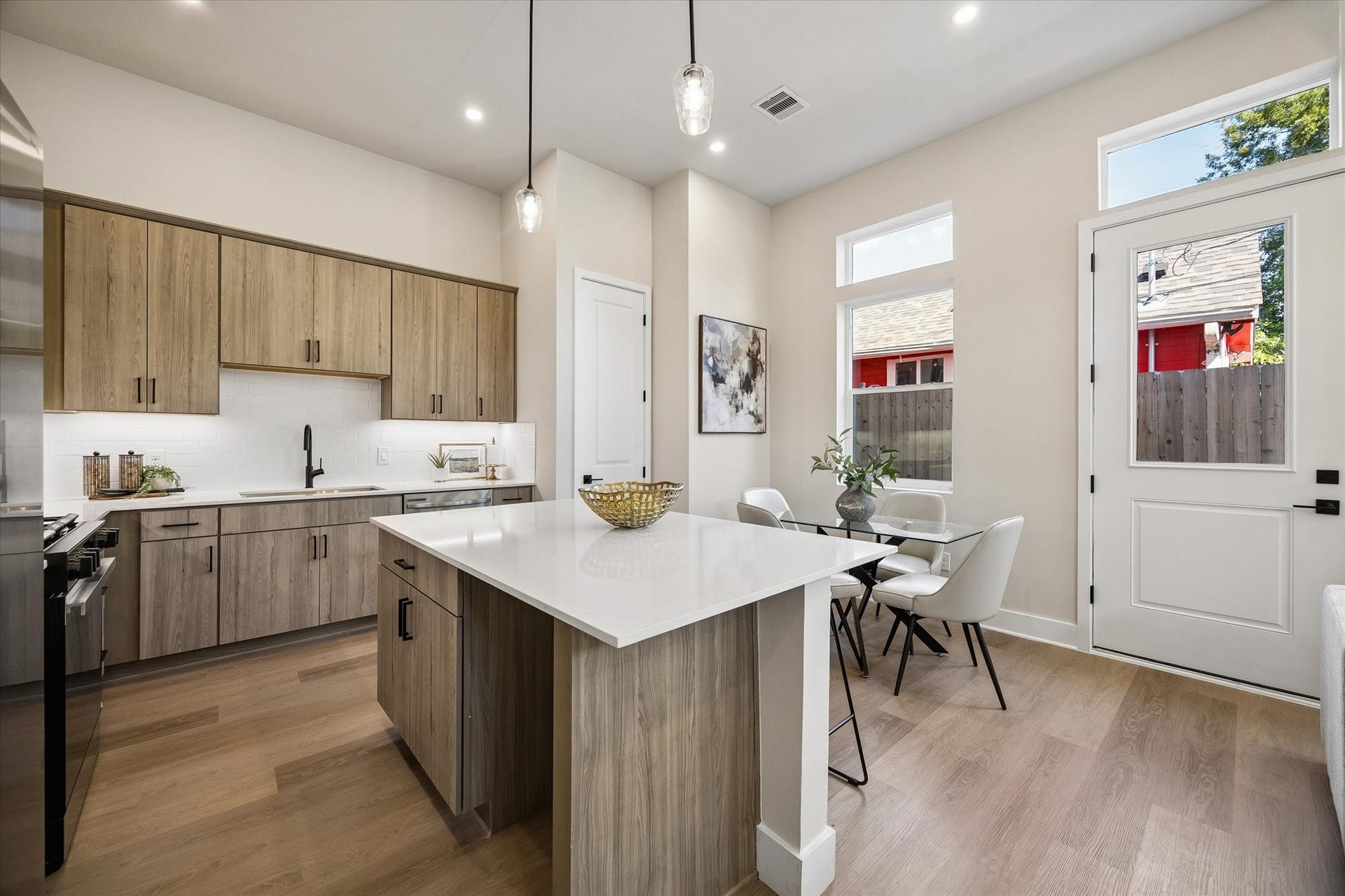 This photo is of the Haven at Highland Model Home at 6702 Zaken (Floor Plan B), and may depict upgrades not included in the standard finishes for this listing.