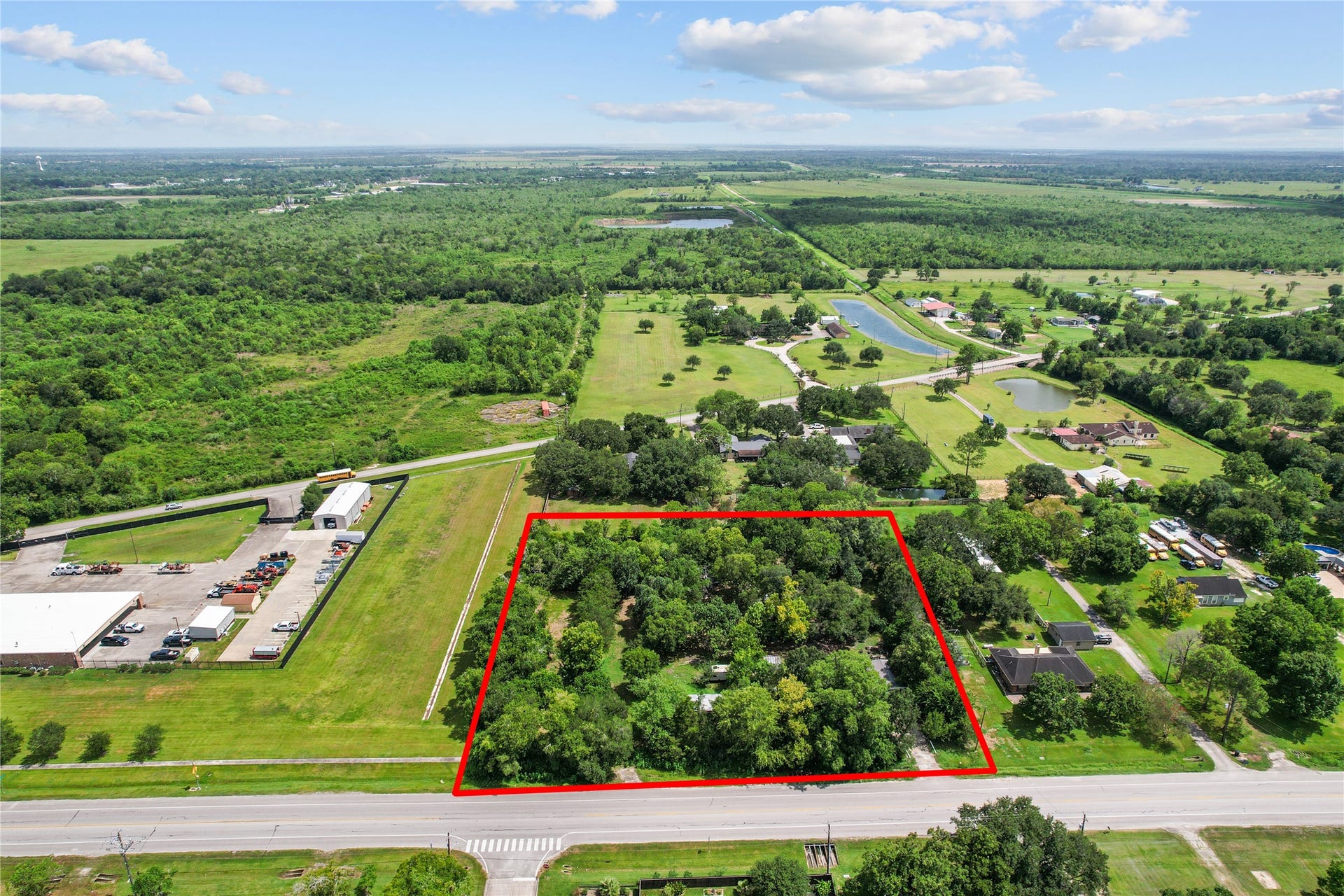 2305 Fm 1462 Road, Alvin, TX 77511 The full 2-acre tract offers a substantial footprint with frontage directly along FM 1462.