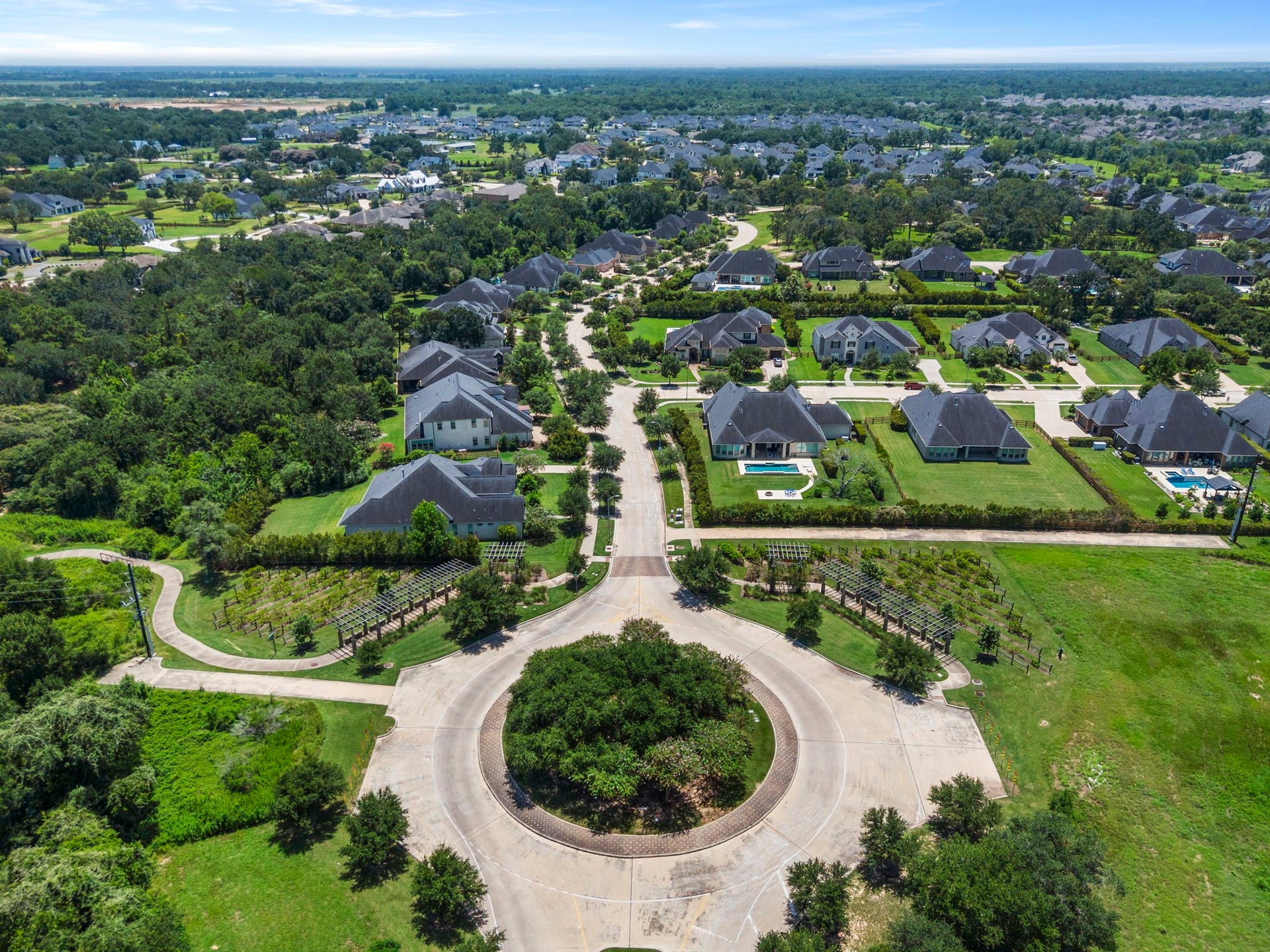 29826 Deer Crest Lane, Fulshear, TX 77406 Fulshear Run, a unique boutique custom-home community designed with acreage, rural preservation, and nature trails rather than high-density development.