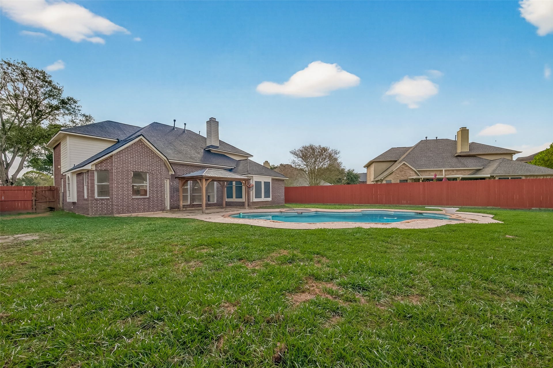 3804 Dunlavy Drive, Pearland, TX 77581 Backyard