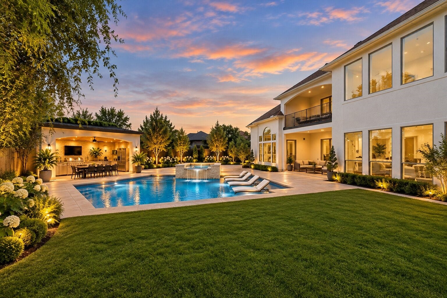 4606 Macoma Court, Sugar Land, TX 77479 Conceptual rendering of what a pool could look like in the backyard.