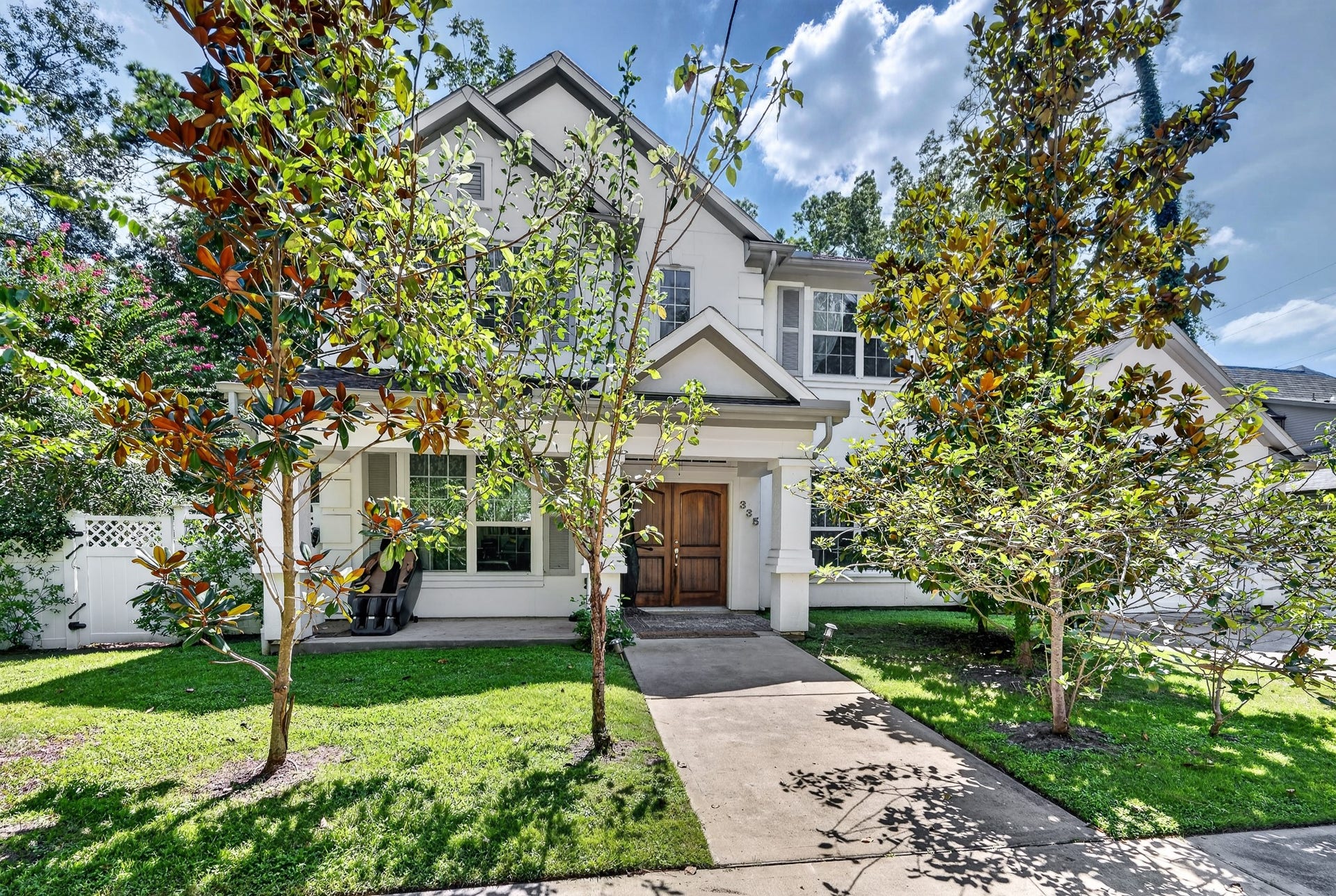 Grand front elevation showcasing timeless design and refined details.