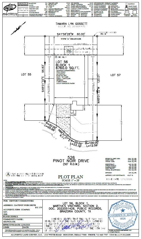 526 Pinot Noir Drive, Alvin, TX 77511 526 Pinot Noir Drive, Alvin, TX 77511