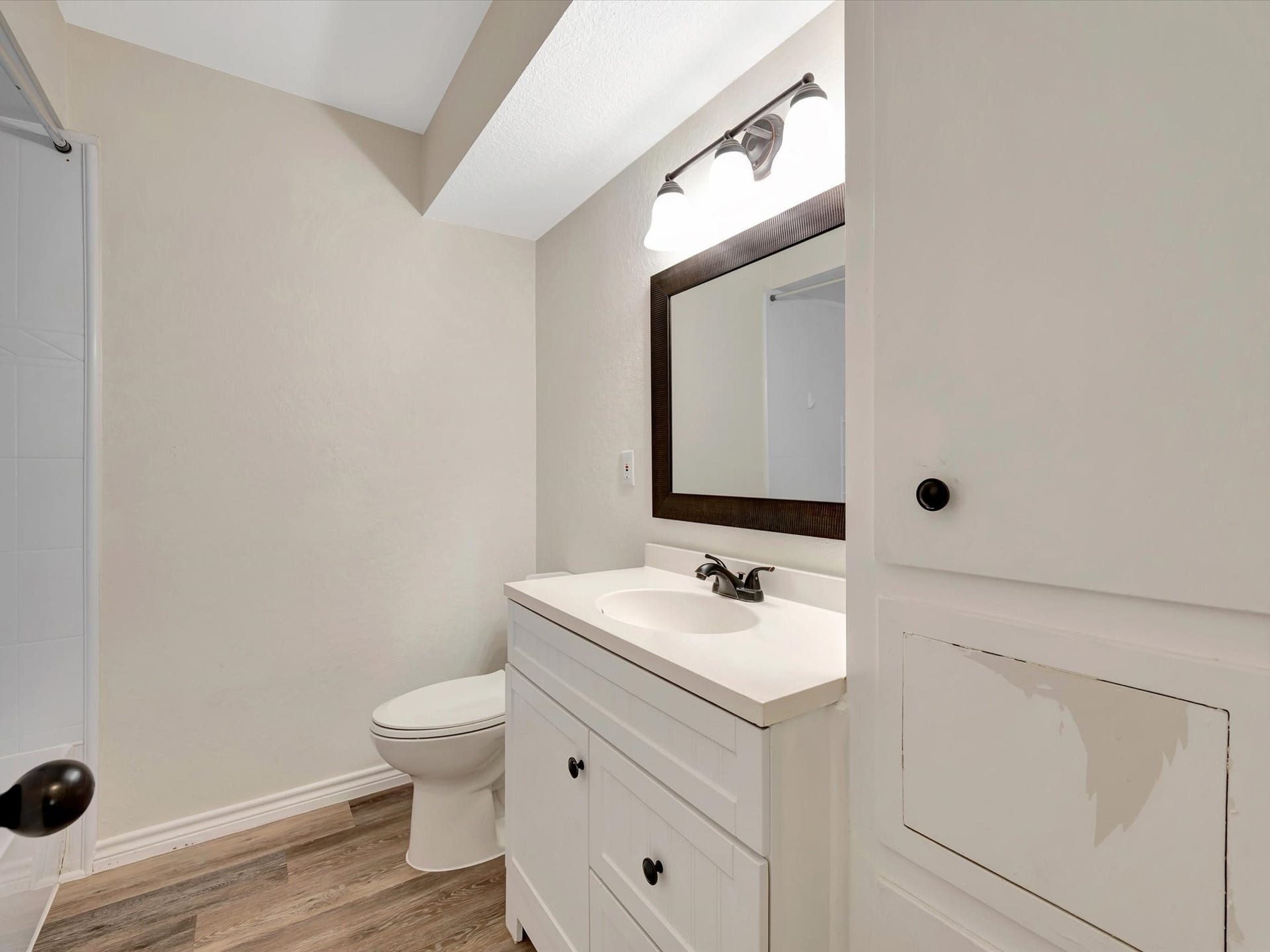 7230 Avenue L, Santa Fe, TX 77510 Guest bathroom with modern finishes.