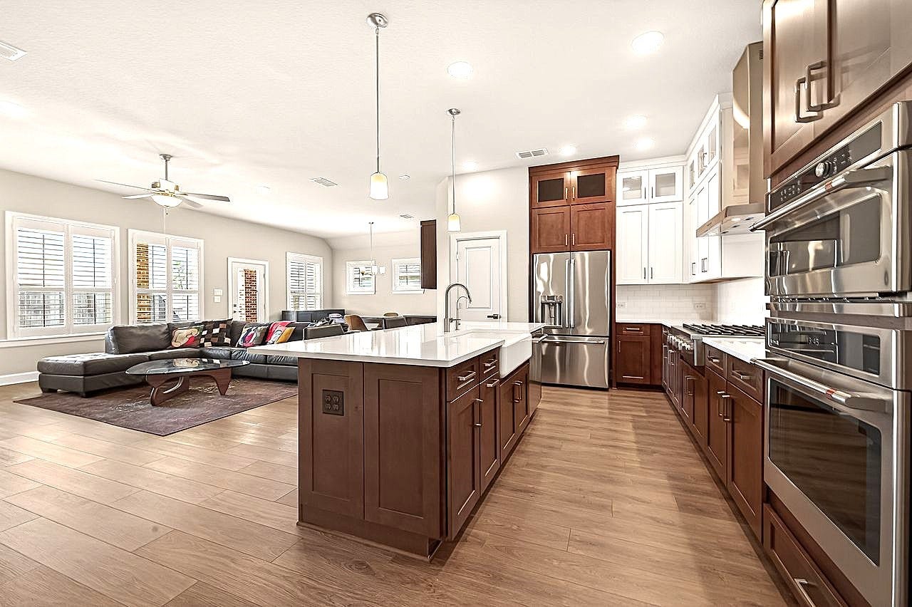 10010 Starry Night Lane, Manvel, TX 77578 Floor plan perfect for being together or entertaining in style